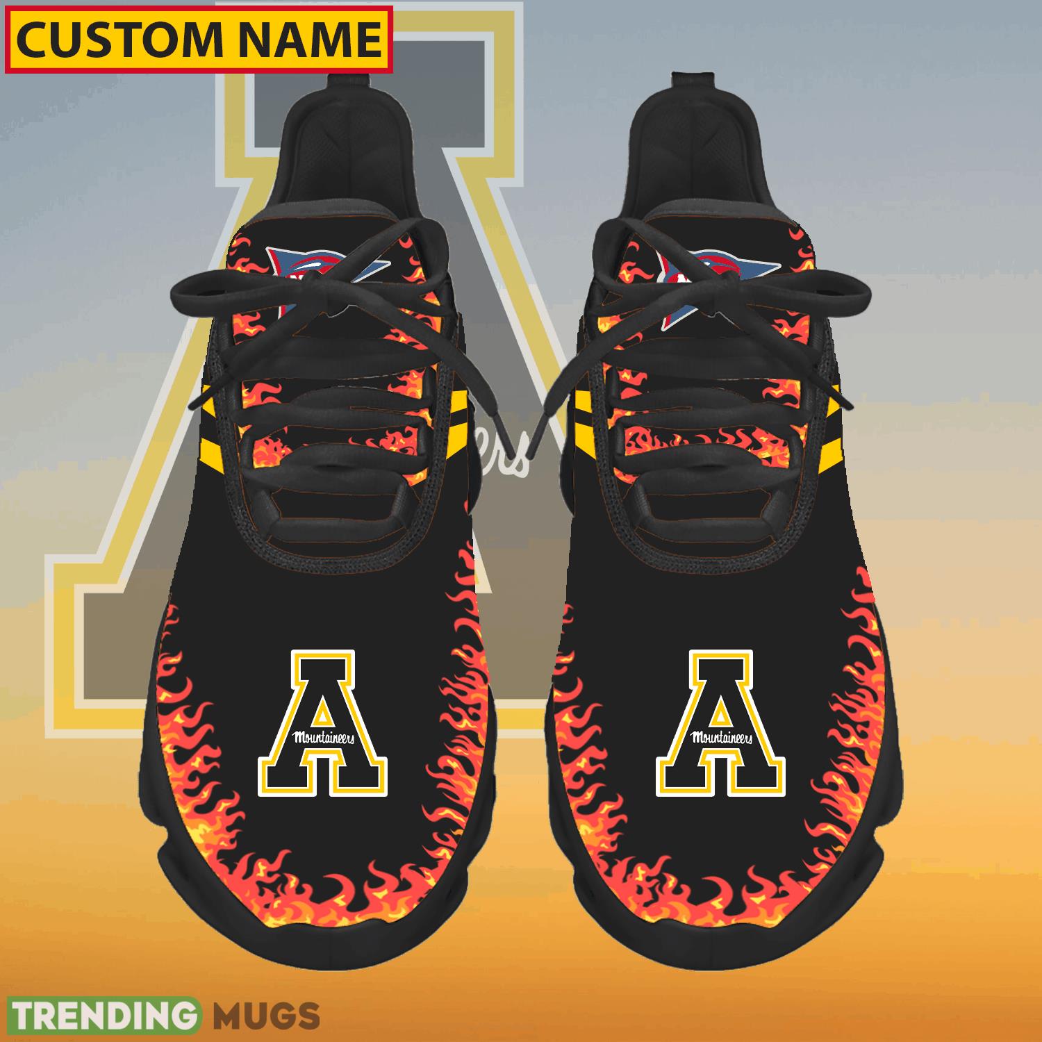 Personalized NCAA Appalachian State Mountaineers Logo New Style Max Soul Shoes For Fans - NCAA Appalachian State Mountaineers Logo Love Personalized Max Soul Shoes Photo 1 Personalized NCAA Appalachian State Mountaineers Logo New Style Max Soul Shoes For Fans - NCAA Appalachian State Mountaineers Logo Love Personalized Max Soul Shoes Photo 1
