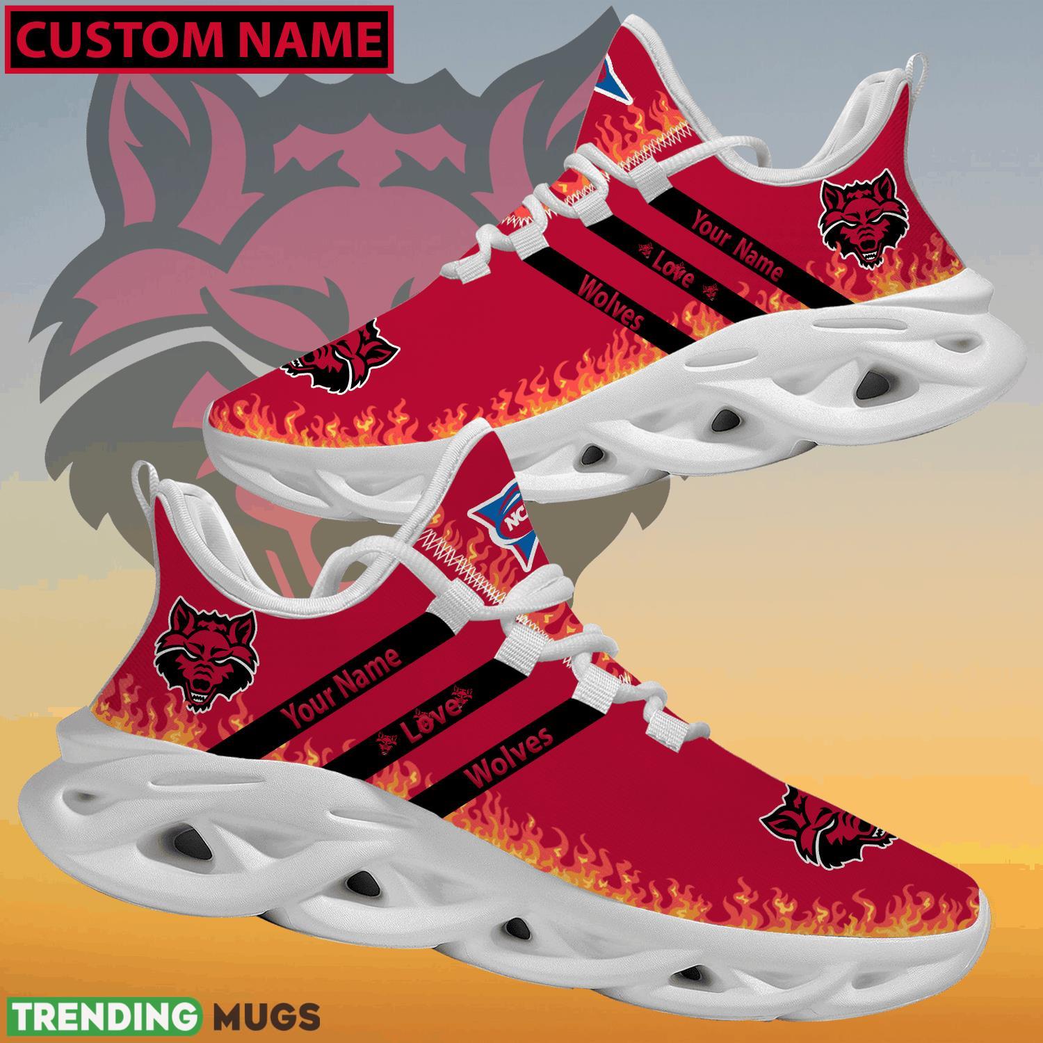 Personalized NCAA Arkansas State Red Wolves Logo New Style Max Soul Shoes For Men And Women Max Soul Personalized NCAA Arkansas State Red Wolves Logo New Style Max Soul Shoes For Men And Women Max Soul