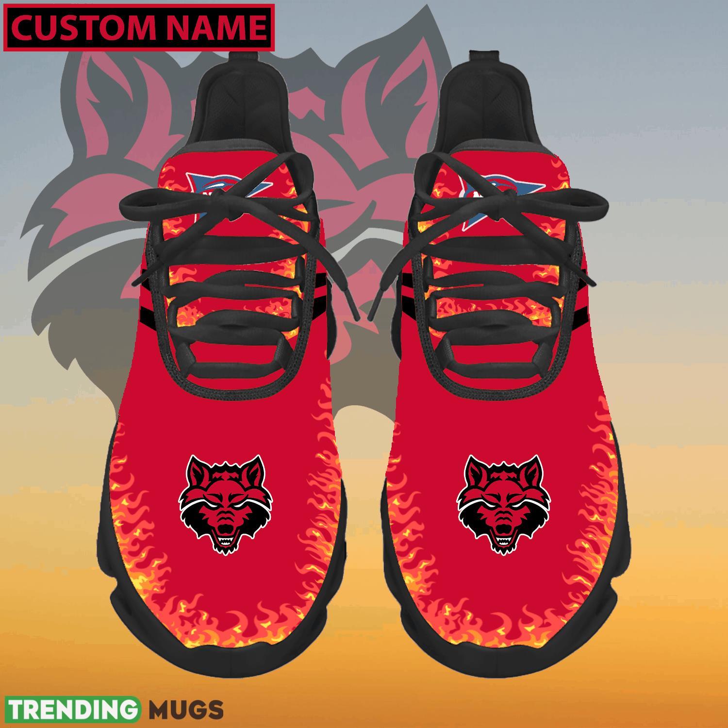 Personalized NCAA Arkansas State Red Wolves Logo New Style Max Soul Shoes For Men And Women - NCAA Arkansas State Red Wolves Logo Love Personalized Max Soul Shoes Photo 1 Personalized NCAA Arkansas State Red Wolves Logo New Style Max Soul Shoes For Men And Women - NCAA Arkansas State Red Wolves Logo Love Personalized Max Soul Shoes Photo 1