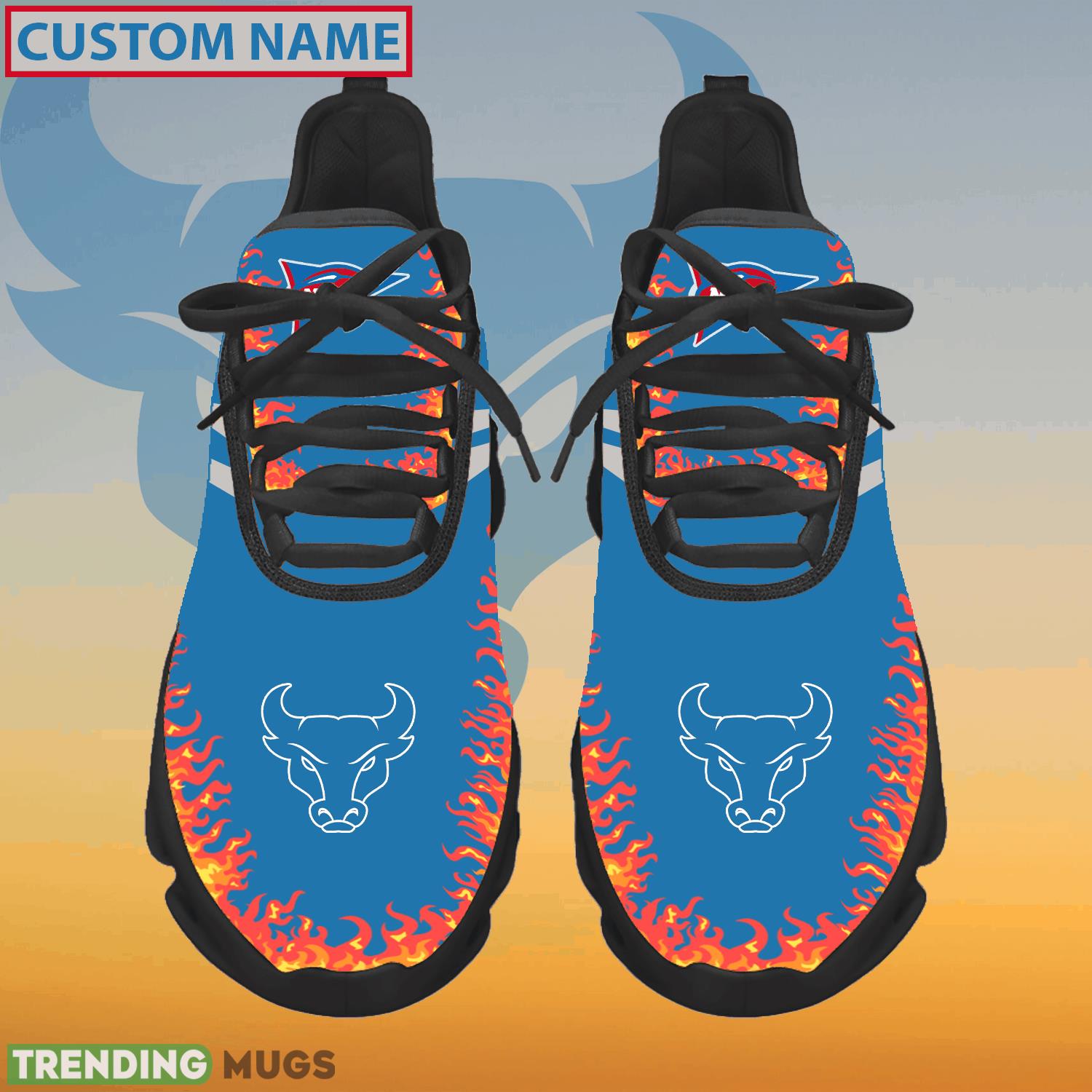 Personalized NCAA Buffalo Bulls Logo New Style Max Soul Shoes For Men And Women - NCAA Buffalo Bulls Logo Love Personalized Max Soul Shoes Photo 1 Personalized NCAA Buffalo Bulls Logo New Style Max Soul Shoes For Men And Women - NCAA Buffalo Bulls Logo Love Personalized Max Soul Shoes Photo 1