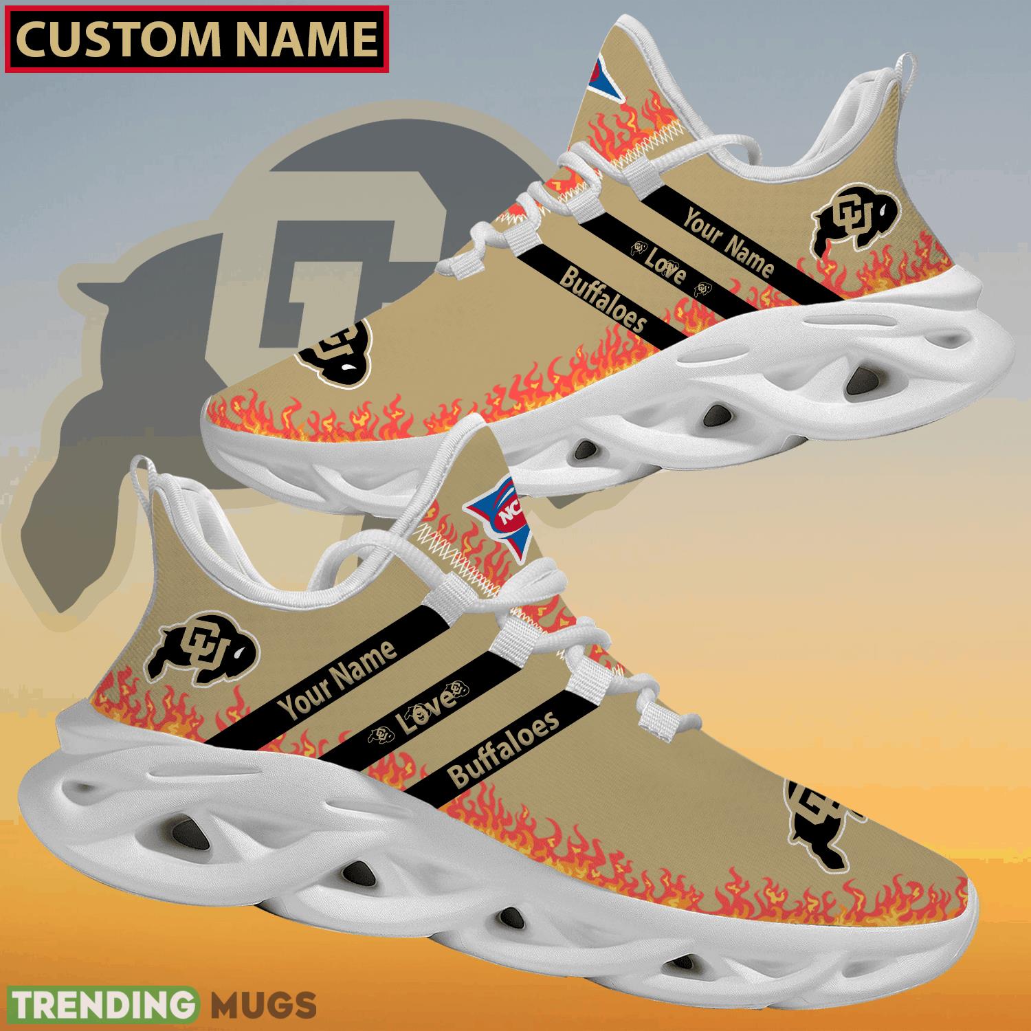 Personalized NCAA Colorado Buffaloes Logo New Style Max Soul Shoes For Fans Max Soul Personalized NCAA Colorado Buffaloes Logo New Style Max Soul Shoes For Fans Max Soul