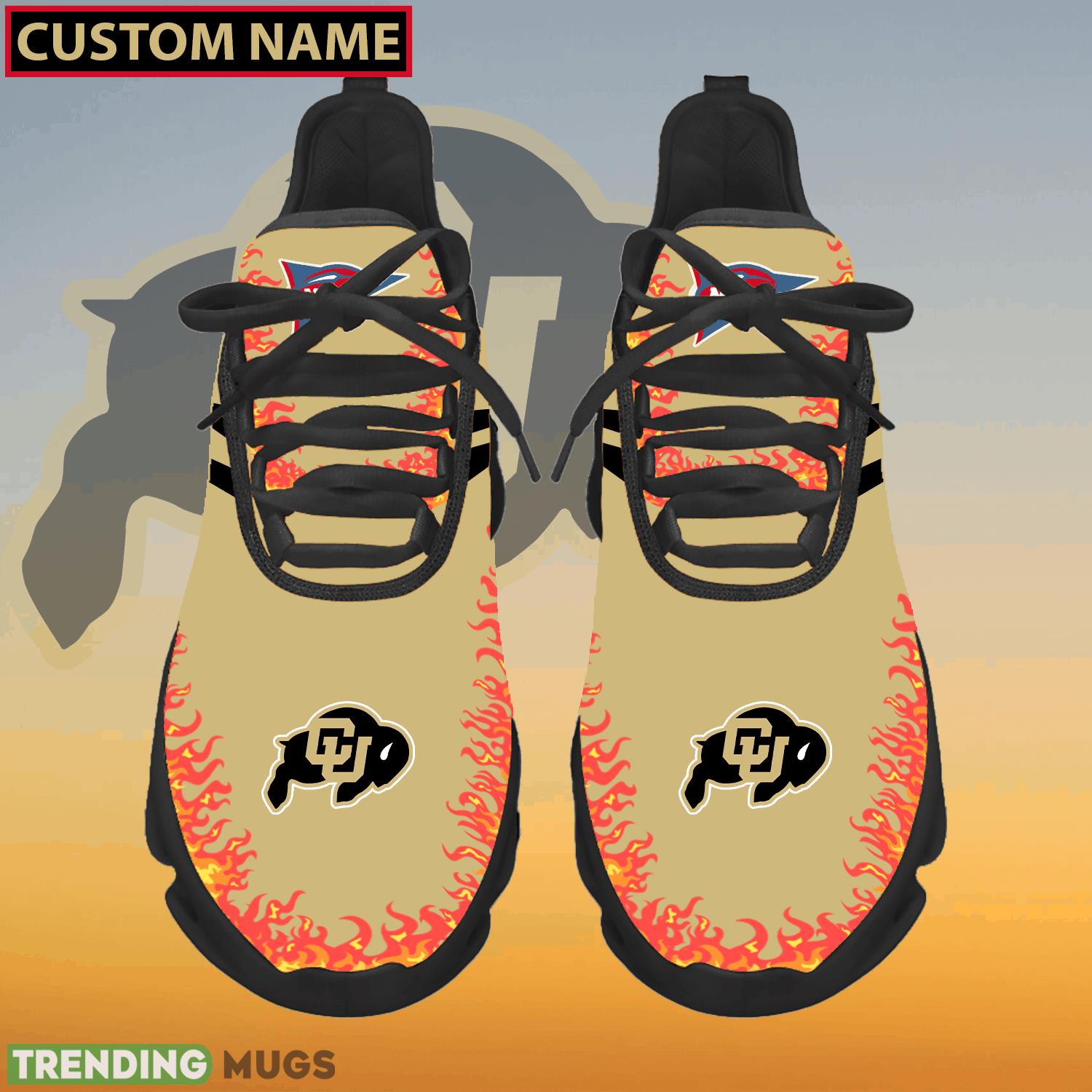 Personalized NCAA Colorado Buffaloes Logo New Style Max Soul Shoes For Fans - NCAA Colorado Buffaloes Logo Love Personalized Max Soul Shoes Photo 1 Personalized NCAA Colorado Buffaloes Logo New Style Max Soul Shoes For Fans - NCAA Colorado Buffaloes Logo Love Personalized Max Soul Shoes Photo 1