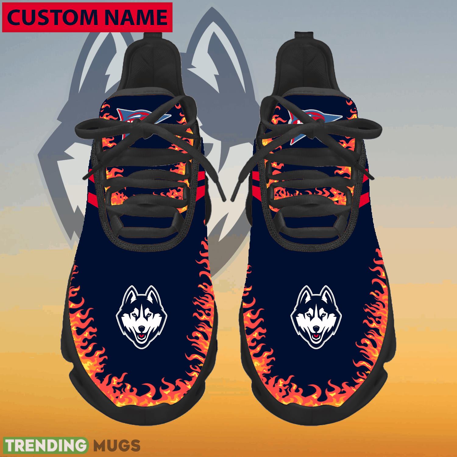 Personalized NCAA Connecticut Huskies Logo New Style Max Soul Shoes For Men And Women - NCAA Connecticut Huskies Logo Love Personalized Max Soul Shoes Photo 1 Personalized NCAA Connecticut Huskies Logo New Style Max Soul Shoes For Men And Women - NCAA Connecticut Huskies Logo Love Personalized Max Soul Shoes Photo 1