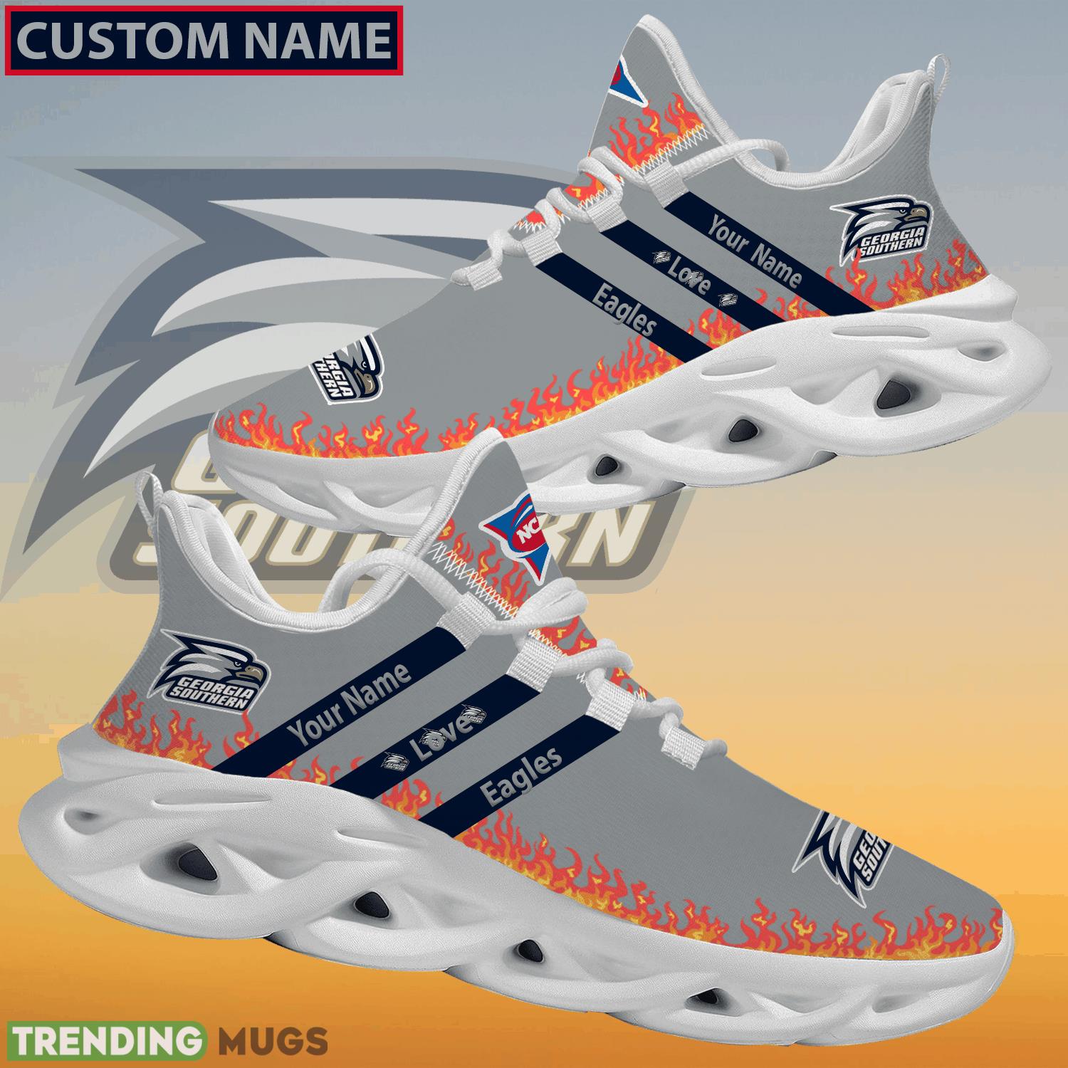 Personalized NCAA Georgia Southern Eagles Logo New Style Max Soul Shoes For Men And Women Max Soul Personalized NCAA Georgia Southern Eagles Logo New Style Max Soul Shoes For Men And Women Max Soul