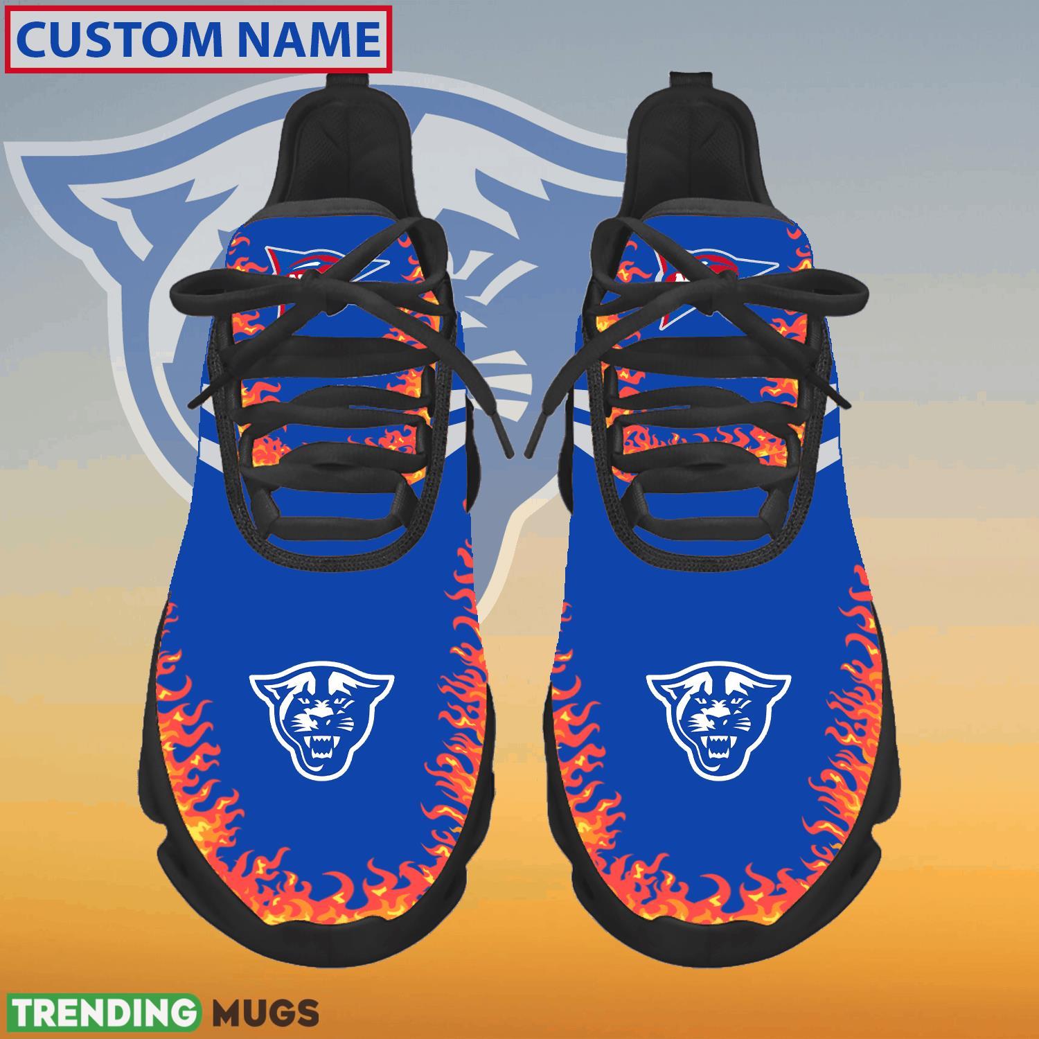 Personalized NCAA Georgia State Panthers Logo New Style Max Soul Shoes For Fans - NCAA Georgia State Panthers Logo Love Personalized Max Soul Shoes Photo 1