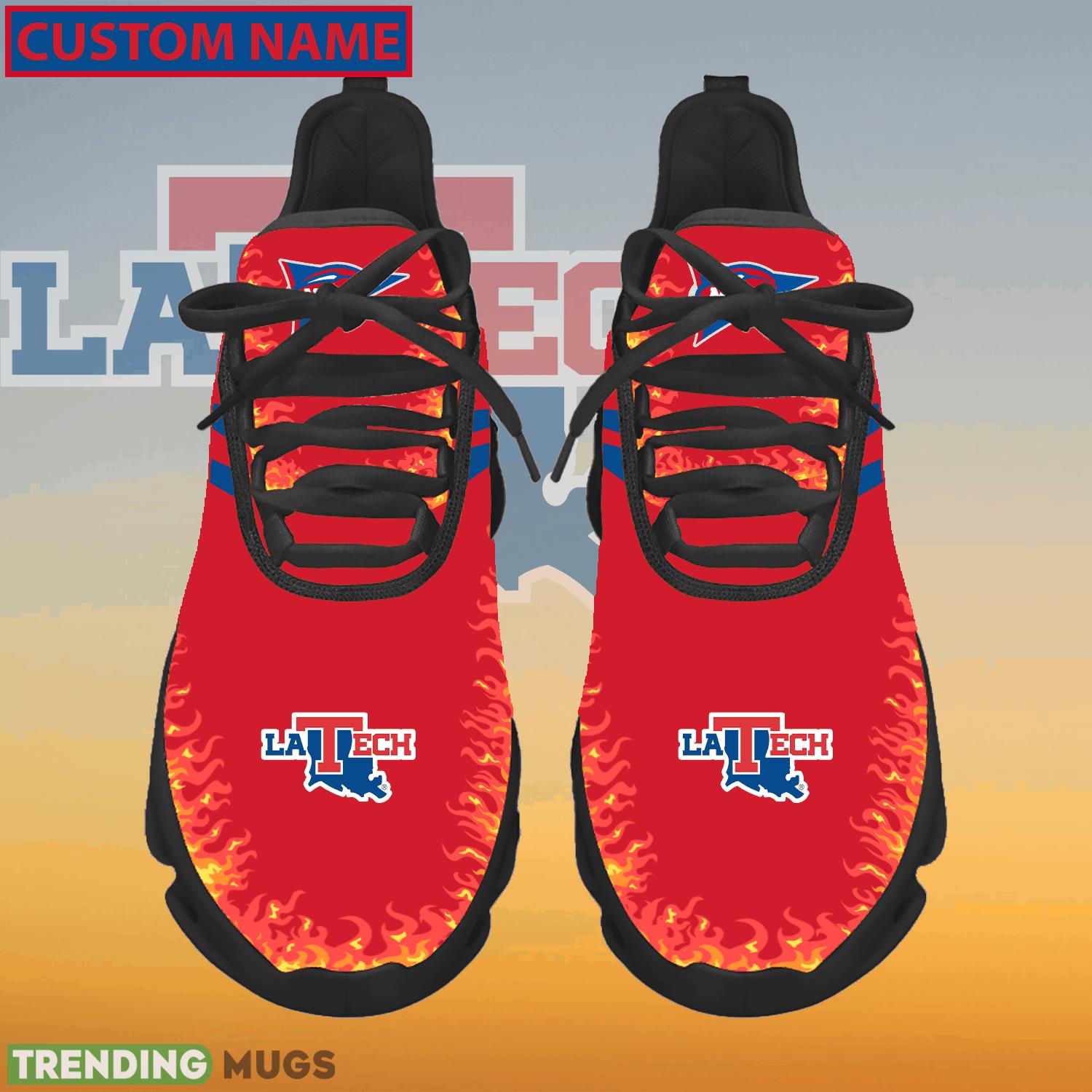 Personalized NCAA Louisiana Tech Bulldogs Logo New Style Max Soul Shoes For Fans - NCAA Louisiana Tech Bulldogs Logo Love Personalized Max Soul Shoes Photo 1 Personalized NCAA Louisiana Tech Bulldogs Logo New Style Max Soul Shoes For Fans - NCAA Louisiana Tech Bulldogs Logo Love Personalized Max Soul Shoes Photo 1
