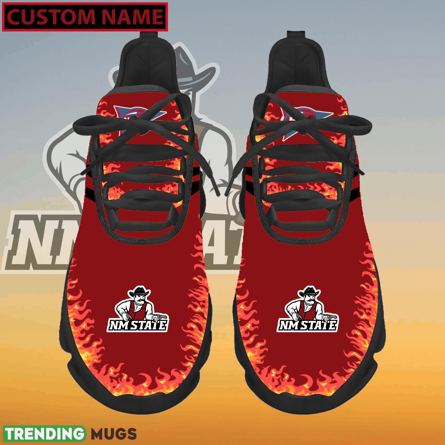 Personalized NCAA New Mexico State Aggies Logo New Style Max Soul Shoes For Fans - NCAA New Mexico State Aggies Logo Love Personalized Max Soul Shoes Photo 1 Personalized NCAA New Mexico State Aggies Logo New Style Max Soul Shoes For Fans - NCAA New Mexico State Aggies Logo Love Personalized Max Soul Shoes Photo 1