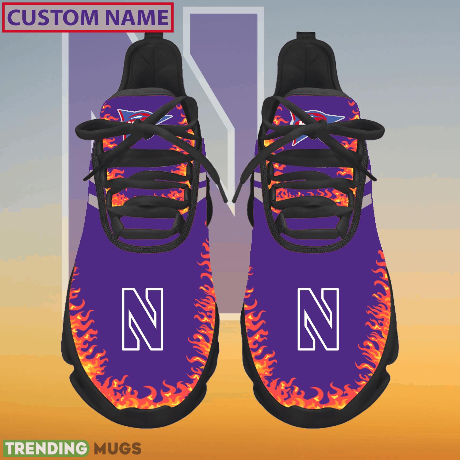 Personalized NCAA Northwestern Wildcats Logo New Style Max Soul Shoes For Men And Women - NCAA Northwestern Wildcats Logo Love Personalized Max Soul Shoes Photo 1 Personalized NCAA Northwestern Wildcats Logo New Style Max Soul Shoes For Men And Women - NCAA Northwestern Wildcats Logo Love Personalized Max Soul Shoes Photo 1
