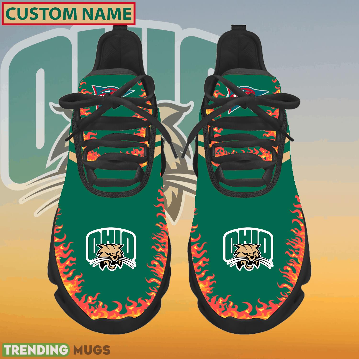 Personalized NCAA Ohio Bobcats Logo New Style Max Soul Shoes For Lover - NCAA Ohio Bobcats Logo Love Personalized Max Soul Shoes Photo 1 Personalized NCAA Ohio Bobcats Logo New Style Max Soul Shoes For Lover - NCAA Ohio Bobcats Logo Love Personalized Max Soul Shoes Photo 1