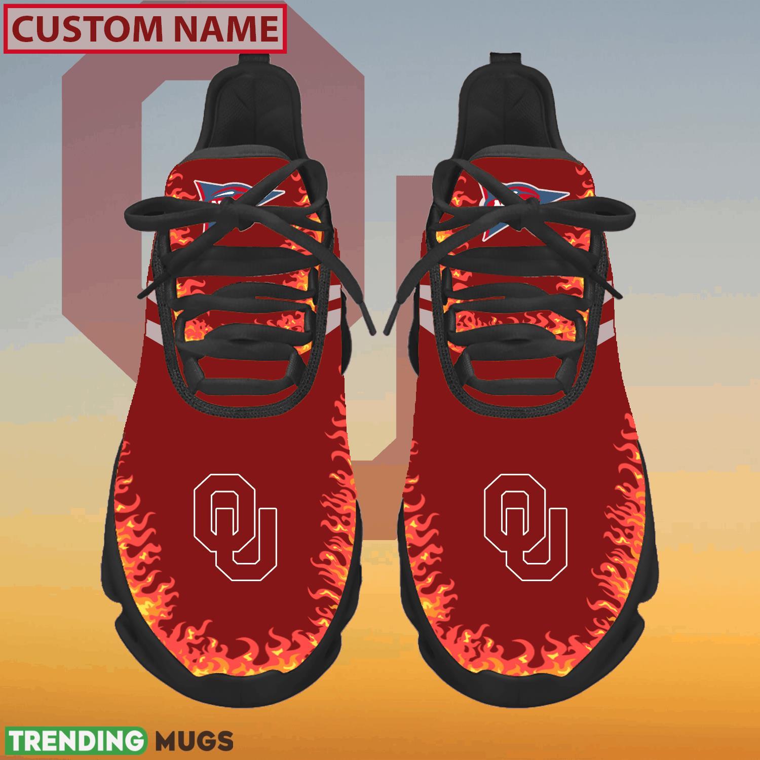 Personalized NCAA Oklahoma Sooners Logo New Style Max Soul Shoes For Fans - NCAA Oklahoma Sooners Logo Love Personalized Max Soul Shoes Photo 1 Personalized NCAA Oklahoma Sooners Logo New Style Max Soul Shoes For Fans - NCAA Oklahoma Sooners Logo Love Personalized Max Soul Shoes Photo 1