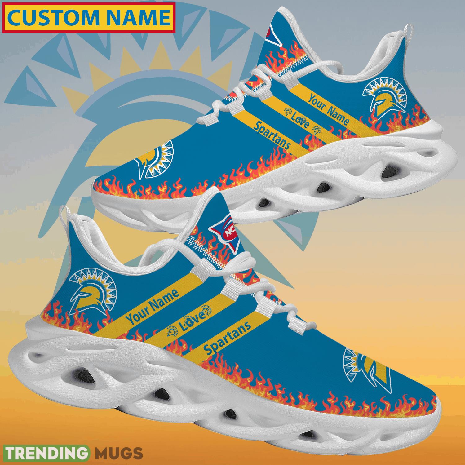 Personalized NCAA San Jose State Spartans Logo New Style Max Soul Shoes For Lover Max Soul Personalized NCAA San Jose State Spartans Logo New Style Max Soul Shoes For Lover Max Soul