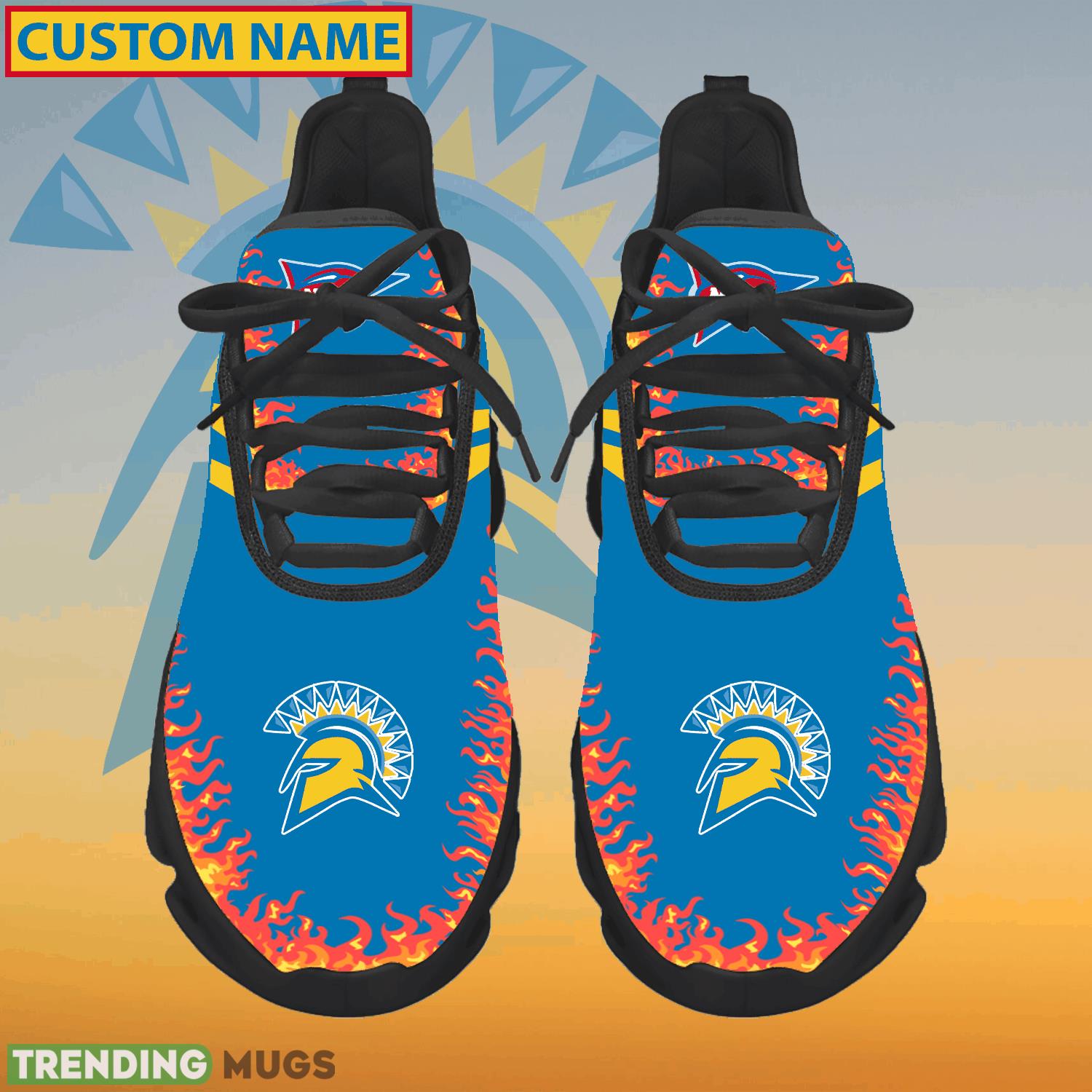 Personalized NCAA San Jose State Spartans Logo New Style Max Soul Shoes For Lover - NCAA San Jose State Spartans Logo Love Personalized Max Soul Shoes Photo 1 Personalized NCAA San Jose State Spartans Logo New Style Max Soul Shoes For Lover - NCAA San Jose State Spartans Logo Love Personalized Max Soul Shoes Photo 1