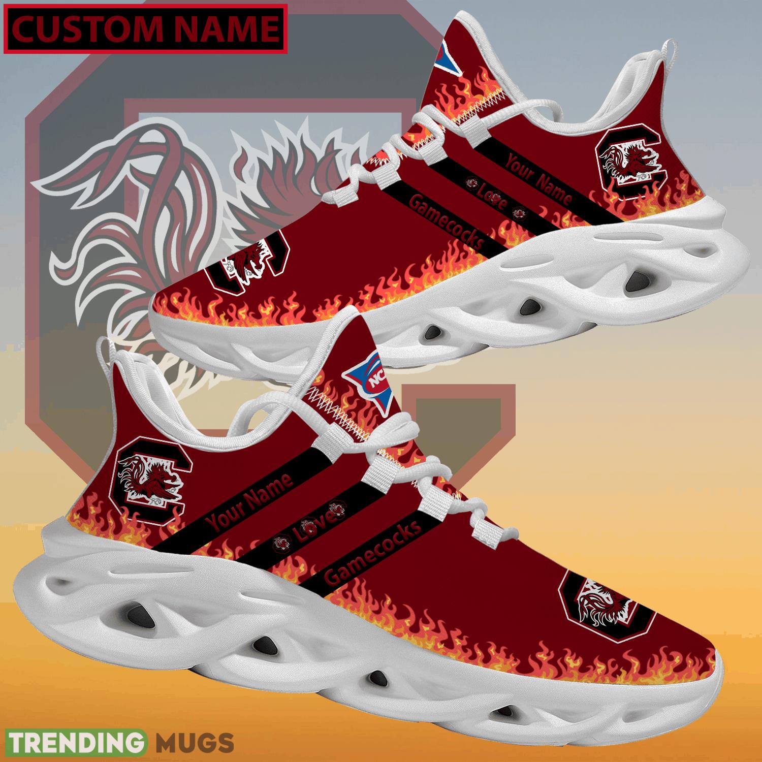 Personalized NCAA South Carolina Gamecocks Logo New Style Max Soul Shoes For Men And Women Max Soul Personalized NCAA South Carolina Gamecocks Logo New Style Max Soul Shoes For Men And Women Max Soul