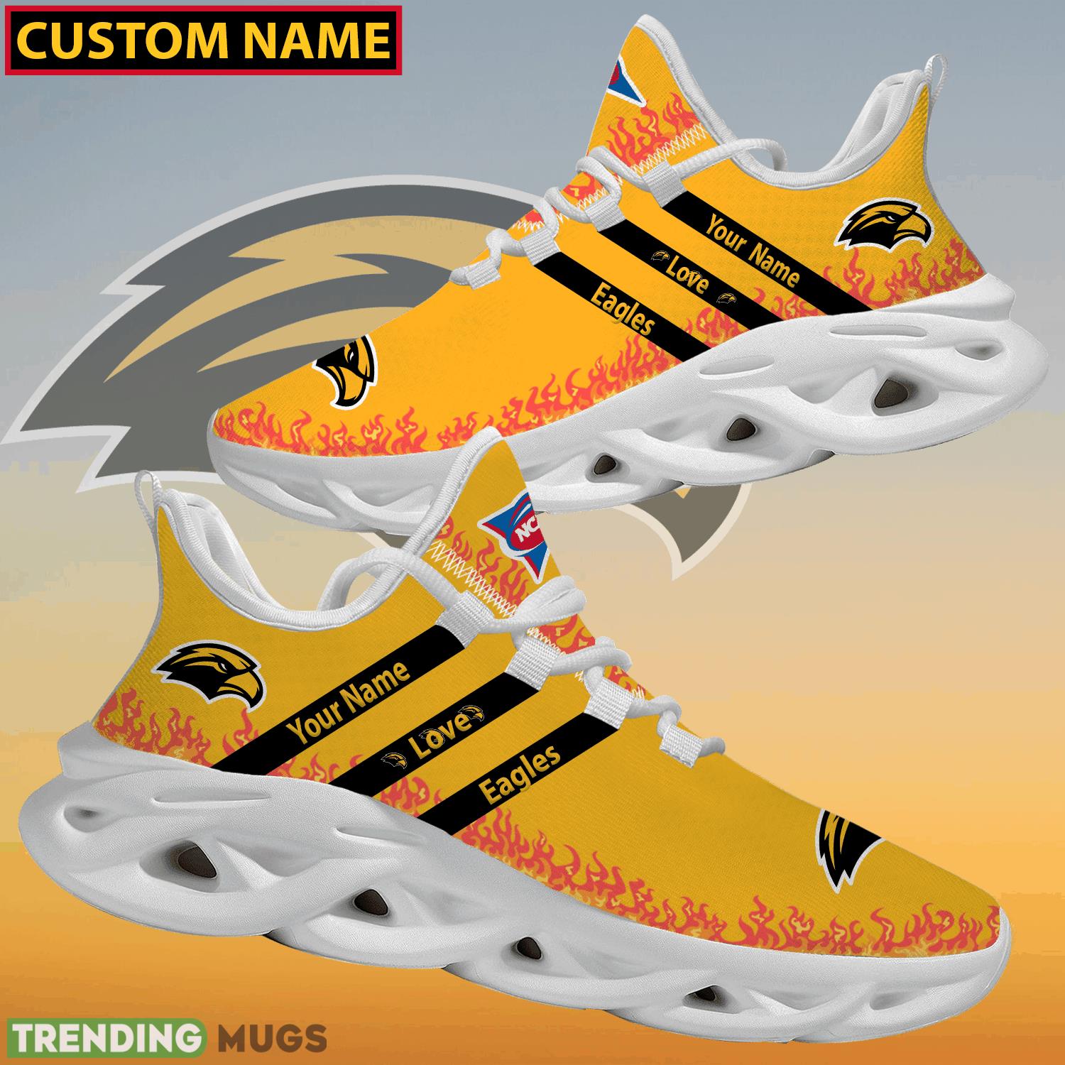 Personalized NCAA Southern Miss Golden Eagles Logo New Style Max Soul Shoes For Lover Max Soul Personalized NCAA Southern Miss Golden Eagles Logo New Style Max Soul Shoes For Lover Max Soul
