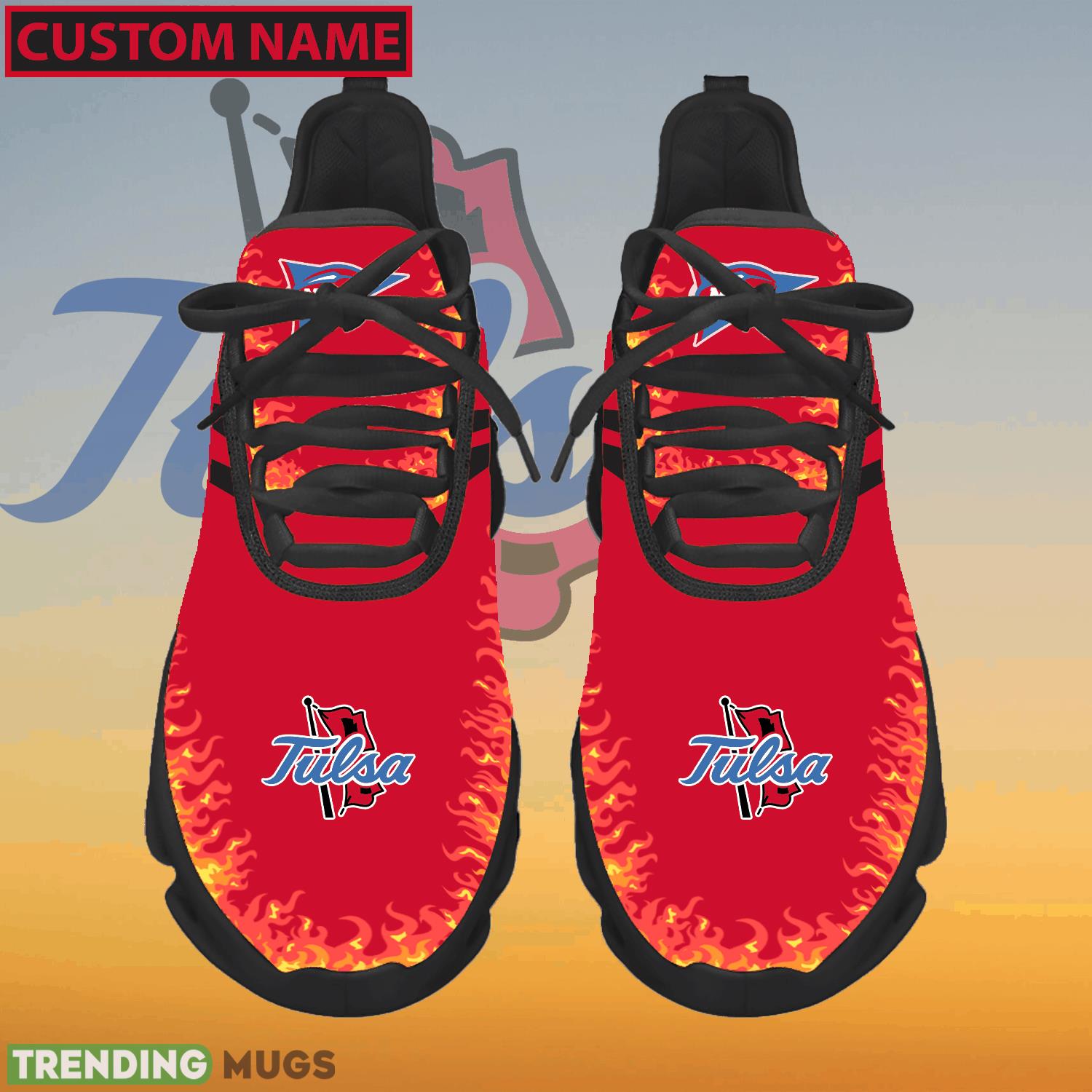 Personalized NCAA Tulsa Golden Hurricane Logo New Style Max Soul Shoes For Men And Women - NCAA Tulsa Golden Hurricane Logo Love Personalized Max Soul Shoes Photo 1 Personalized NCAA Tulsa Golden Hurricane Logo New Style Max Soul Shoes For Men And Women - NCAA Tulsa Golden Hurricane Logo Love Personalized Max Soul Shoes Photo 1