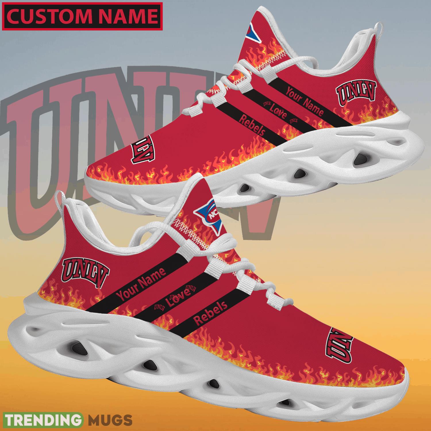 Personalized NCAA UNLV Rebels Logo New Style Max Soul Shoes For Fans Max Soul Personalized NCAA UNLV Rebels Logo New Style Max Soul Shoes For Fans Max Soul
