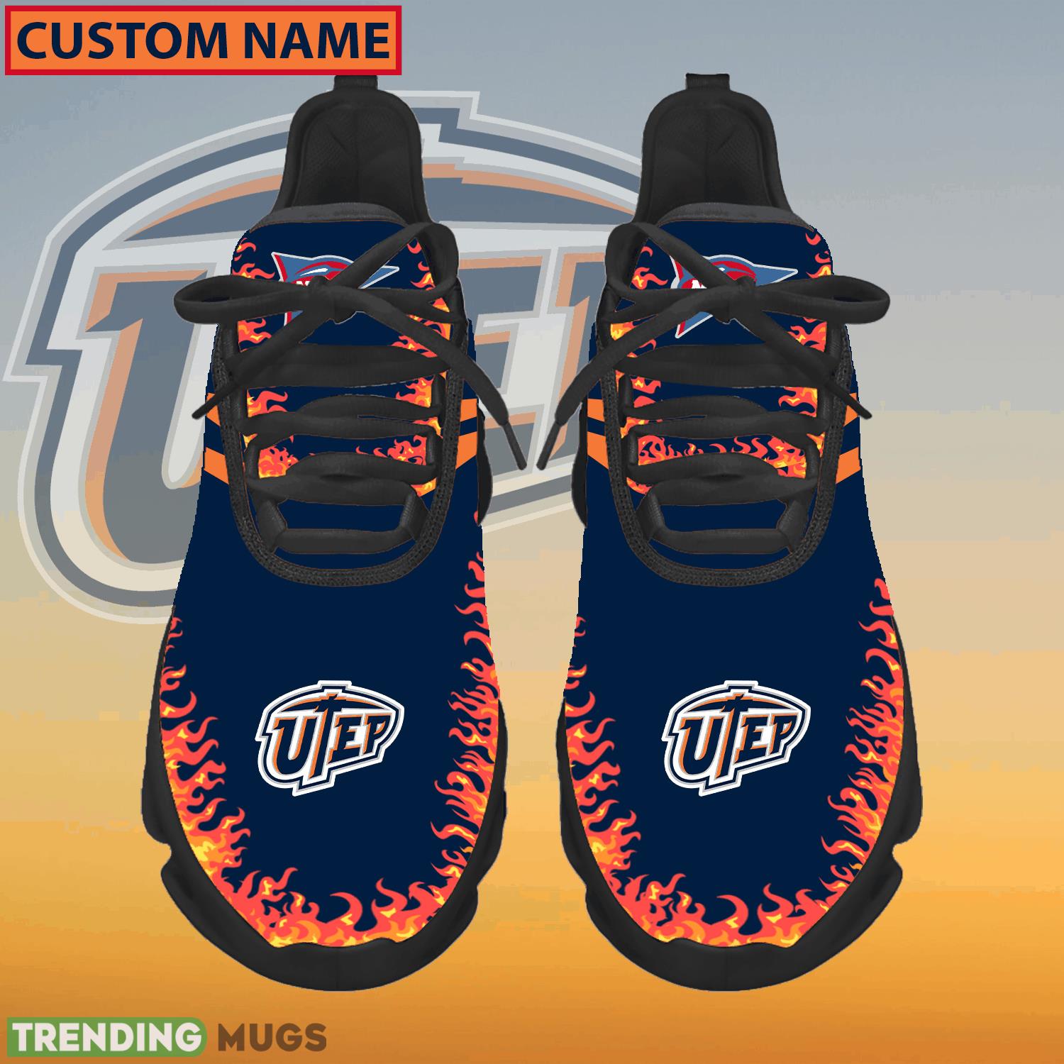 Personalized NCAA UTEP Miners Logo New Style Max Soul Shoes For Men And Women - NCAA UTEP Miners Logo Love Personalized Max Soul Shoes Photo 1 Personalized NCAA UTEP Miners Logo New Style Max Soul Shoes For Men And Women - NCAA UTEP Miners Logo Love Personalized Max Soul Shoes Photo 1