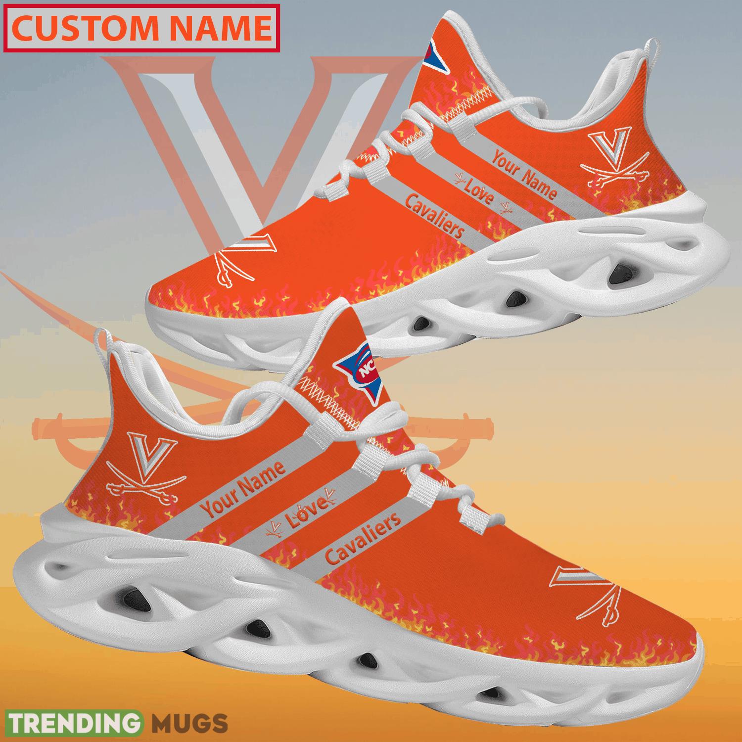 Personalized NCAA Virginia Cavaliers Logo New Style Max Soul Shoes For Fans Max Soul Personalized NCAA Virginia Cavaliers Logo New Style Max Soul Shoes For Fans Max Soul