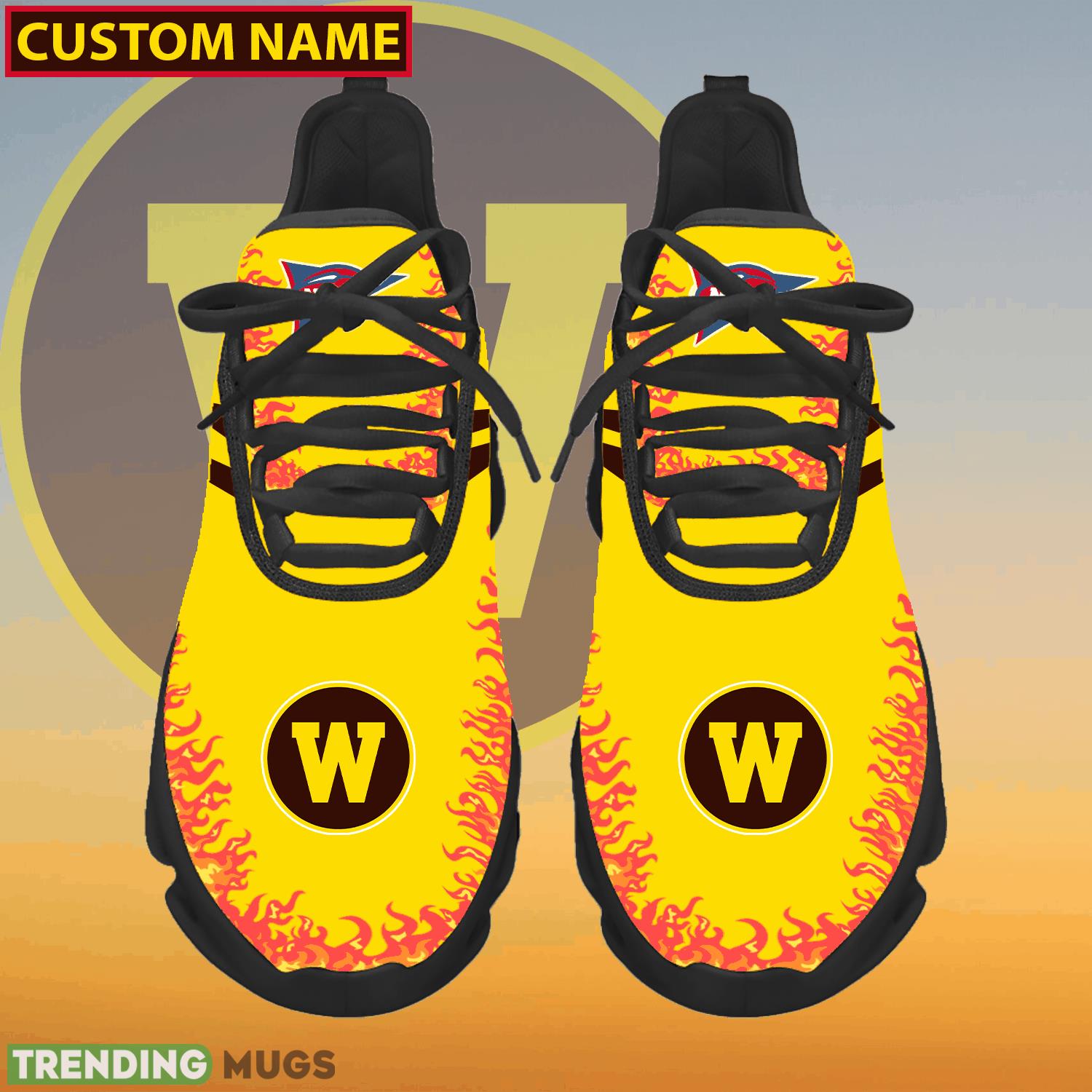 Personalized NCAA Western Michigan Broncos Logo New Style Max Soul Shoes For Men And Women - NCAA Western Michigan Broncos Logo Love Personalized Max Soul Shoes Photo 1 Personalized NCAA Western Michigan Broncos Logo New Style Max Soul Shoes For Men And Women - NCAA Western Michigan Broncos Logo Love Personalized Max Soul Shoes Photo 1