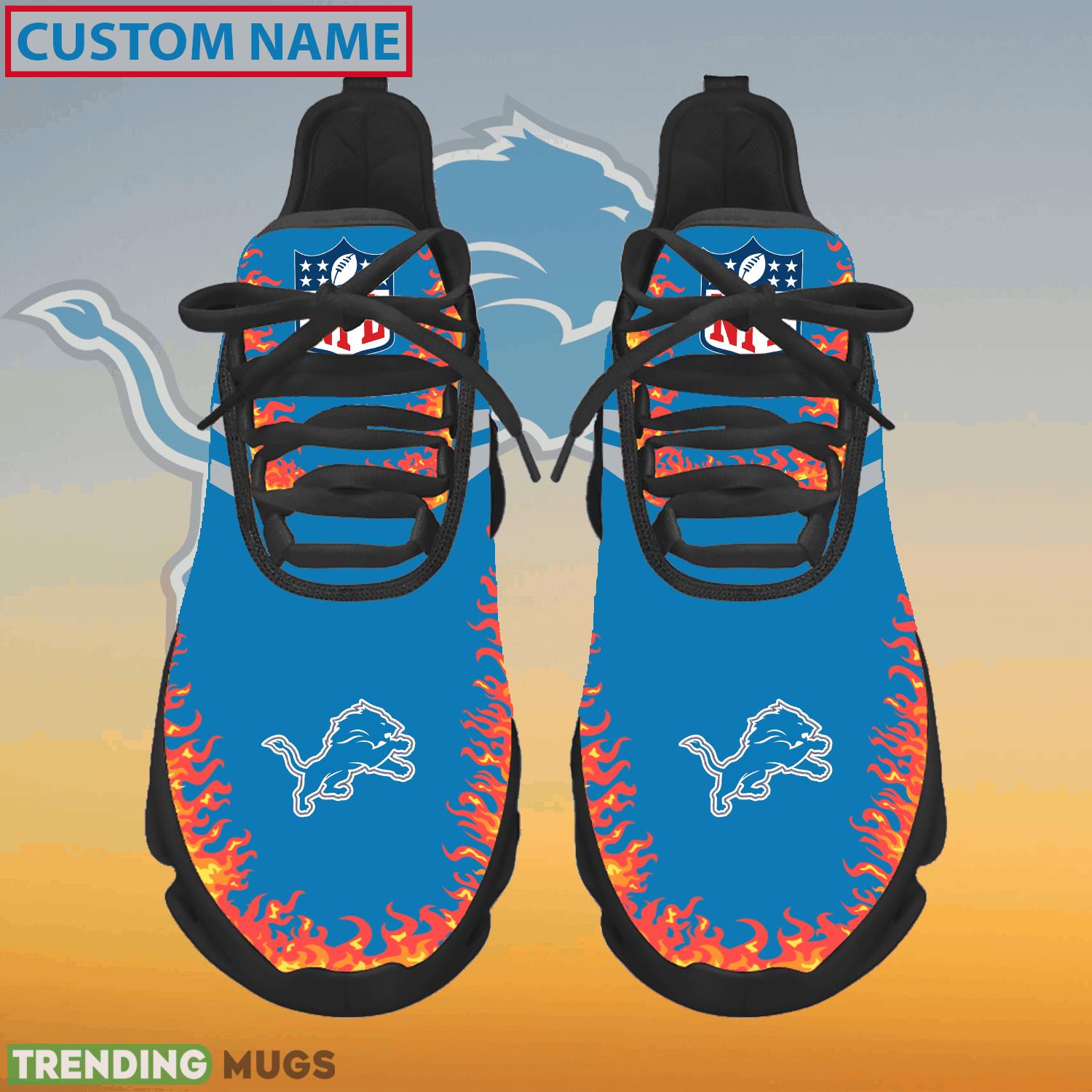 Personalized NFL Detroit Lions Logo New Style Max Soul Shoes For Fans - NFL Detroit Lions Logo Love Personalized Max Soul Shoes Photo 1 Personalized NFL Detroit Lions Logo New Style Max Soul Shoes For Fans - NFL Detroit Lions Logo Love Personalized Max Soul Shoes Photo 1