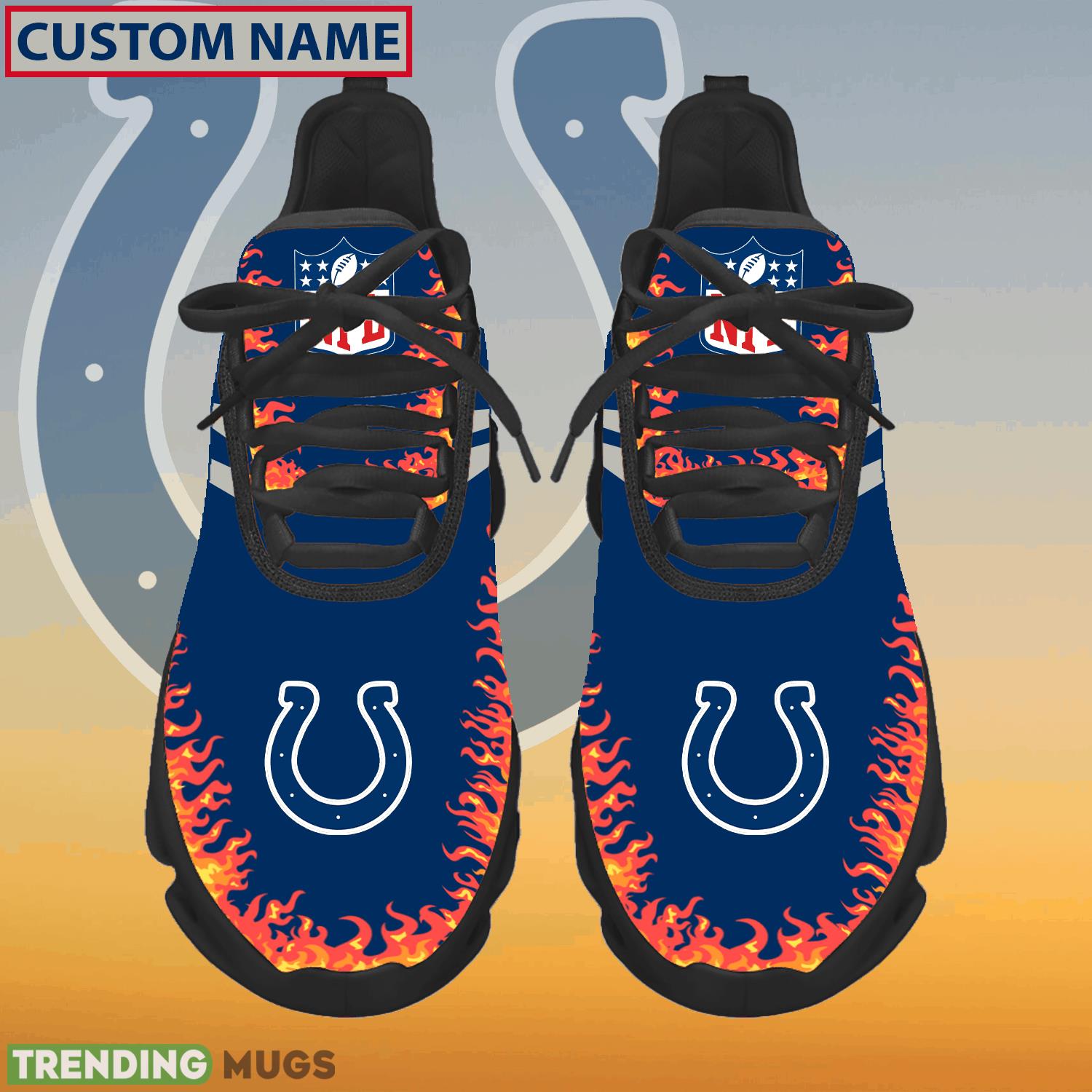 Personalized NFL Indianapolis Colts Logo New Style Max Soul Shoes For Fans - NFL Indianapolis Colts Logo Love Personalized Max Soul Shoes Photo 1 Personalized NFL Indianapolis Colts Logo New Style Max Soul Shoes For Fans - NFL Indianapolis Colts Logo Love Personalized Max Soul Shoes Photo 1