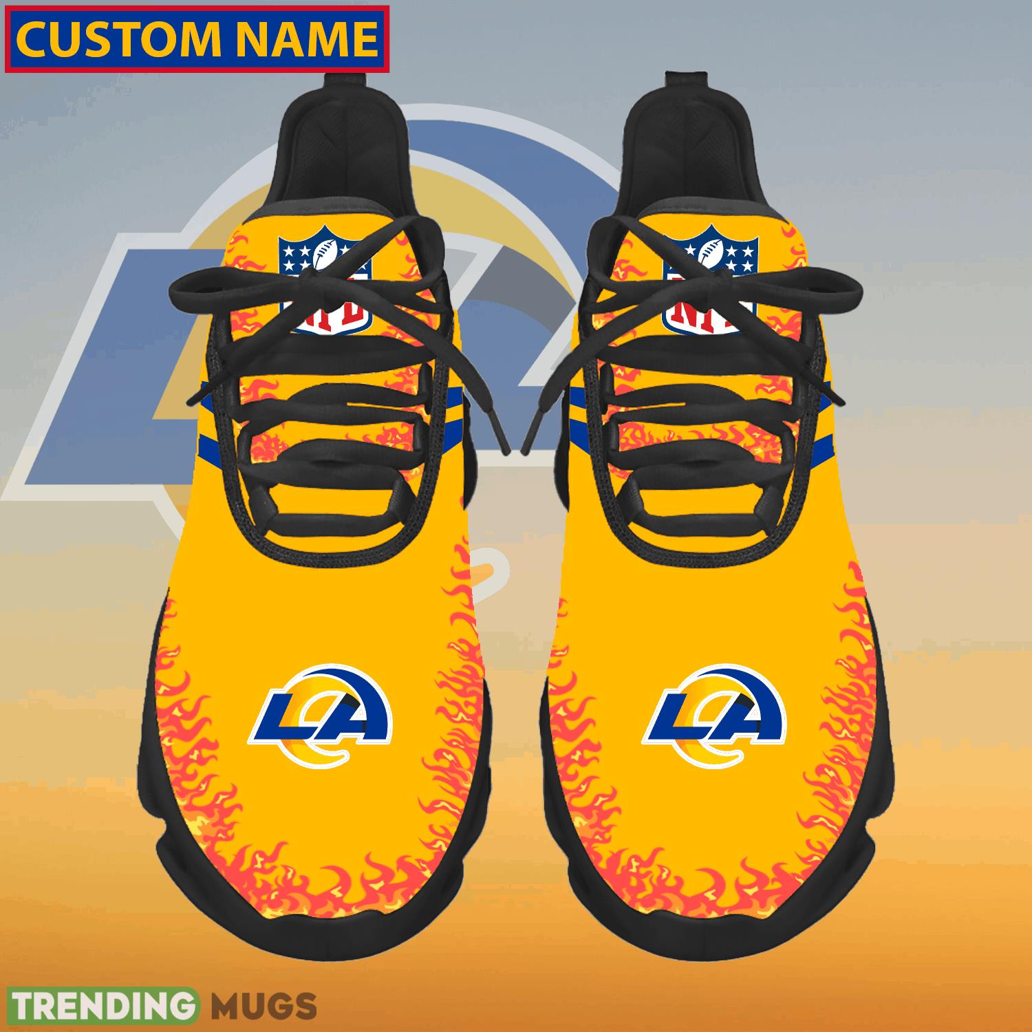 Personalized NFL Los Angeles Rams Logo New Style Max Soul Shoes For Fans - NFL Los Angeles Rams Logo Love Personalized Max Soul Shoes Photo 1 Personalized NFL Los Angeles Rams Logo New Style Max Soul Shoes For Fans - NFL Los Angeles Rams Logo Love Personalized Max Soul Shoes Photo 1