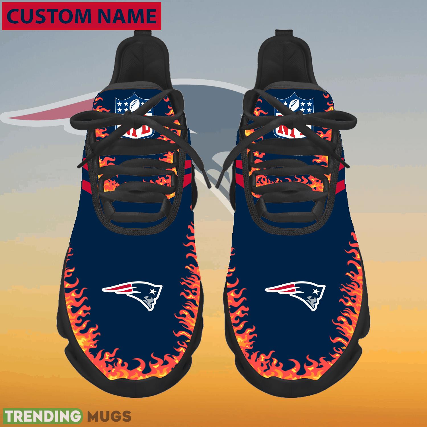 Personalized NFL New England Patriots Logo New Style Max Soul Shoes For Lover - NFL New England Patriots Logo Love Personalized Max Soul Shoes Photo 1 Personalized NFL New England Patriots Logo New Style Max Soul Shoes For Lover - NFL New England Patriots Logo Love Personalized Max Soul Shoes Photo 1