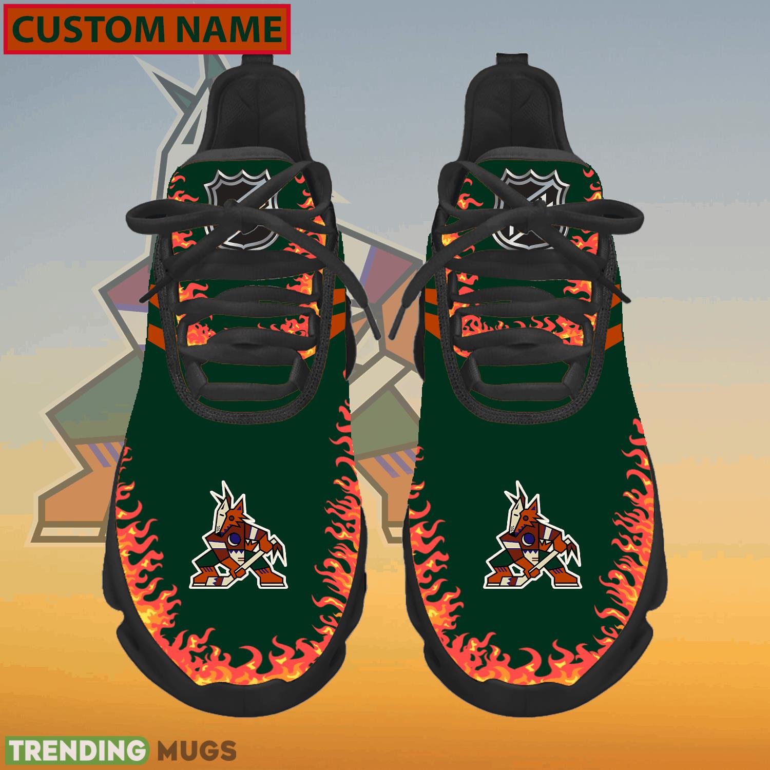 Personalized NHL Arizona Coyotes Logo New Style Max Soul Shoes For Fans - NHL Arizona Coyotes Logo Love Personalized Max Soul Shoes Photo 1 Personalized NHL Arizona Coyotes Logo New Style Max Soul Shoes For Fans - NHL Arizona Coyotes Logo Love Personalized Max Soul Shoes Photo 1
