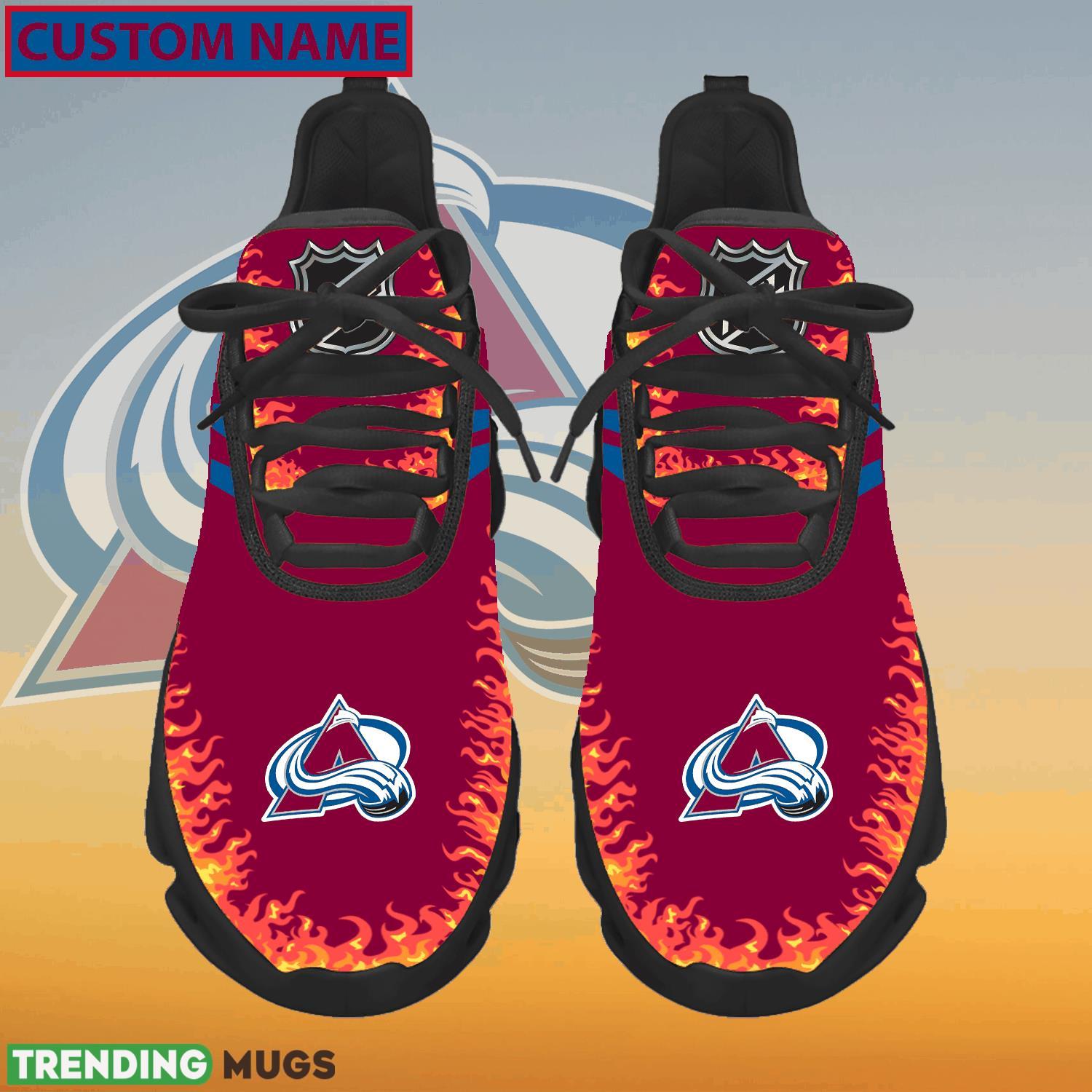 Personalized NHL Colorado Avalanche Logo New Style Max Soul Shoes For Men And Women - NHL Colorado Avalanche Logo Love Personalized Max Soul Shoes Photo 1 Personalized NHL Colorado Avalanche Logo New Style Max Soul Shoes For Men And Women - NHL Colorado Avalanche Logo Love Personalized Max Soul Shoes Photo 1