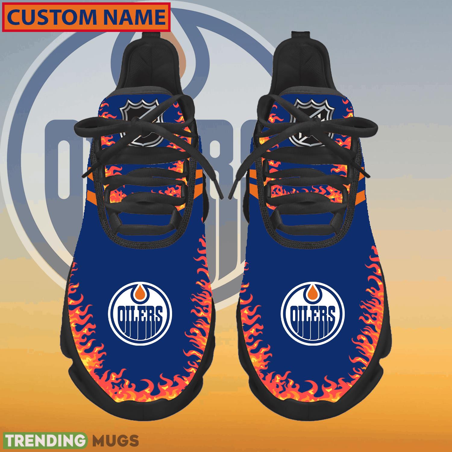 Personalized NHL Edmonton Oilers Logo New Style Max Soul Shoes For Fans - NHL Edmonton Oilers Logo Love Personalized Max Soul Shoes Photo 1 Personalized NHL Edmonton Oilers Logo New Style Max Soul Shoes For Fans - NHL Edmonton Oilers Logo Love Personalized Max Soul Shoes Photo 1