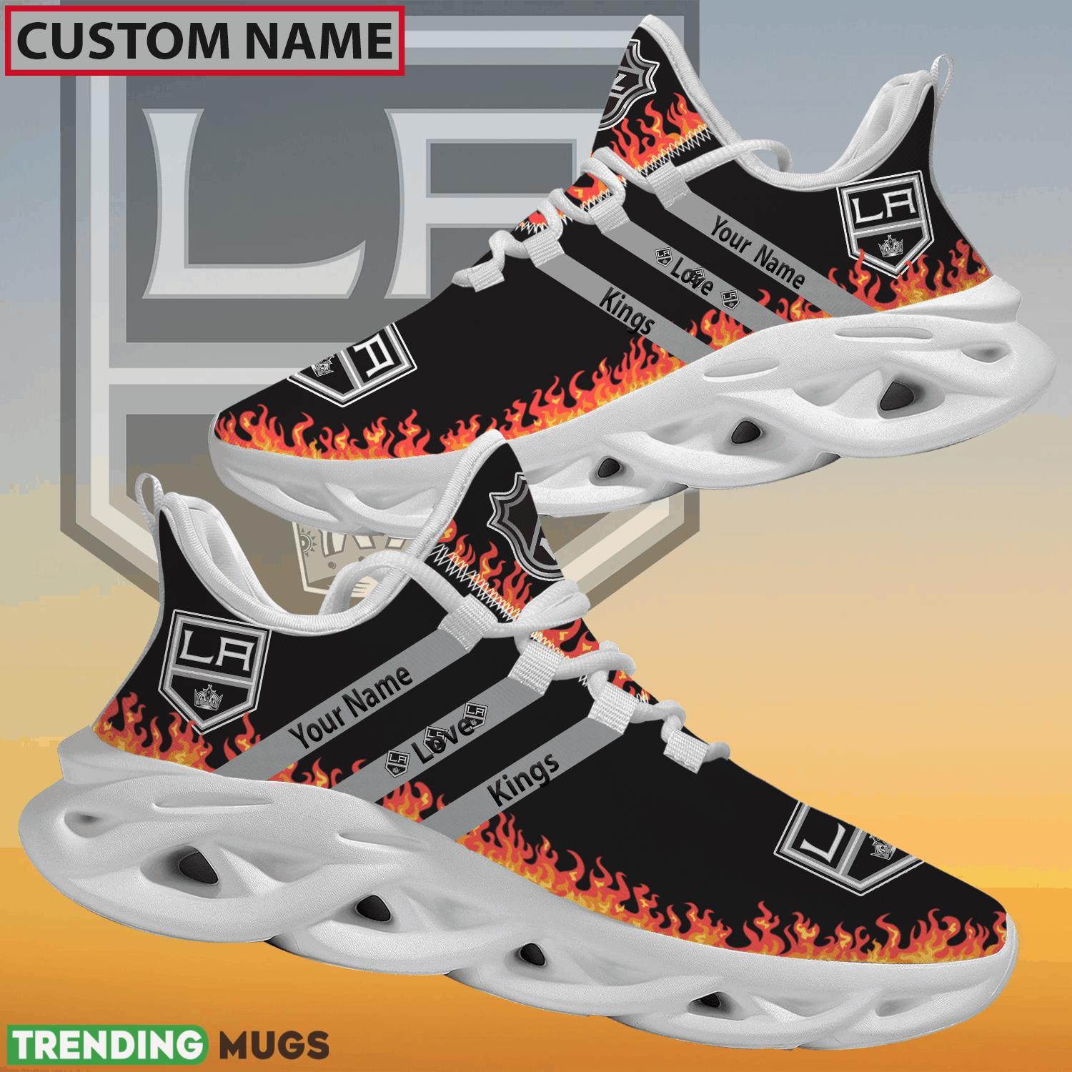 Personalized NHL Los Angeles Kings Logo New Style Max Soul Shoes For Fans Max Soul Personalized NHL Los Angeles Kings Logo New Style Max Soul Shoes For Fans Max Soul