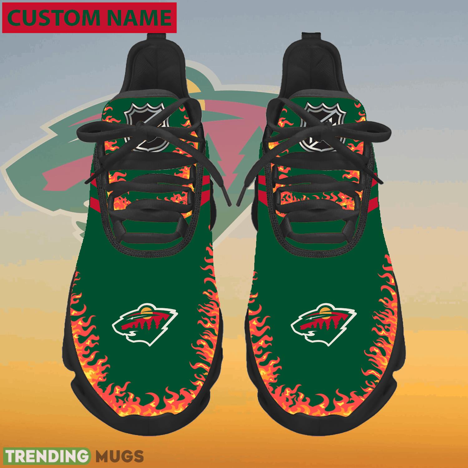 Personalized NHL Minnesota Wild Logo New Style Max Soul Shoes For Lover - NHL Minnesota Wild Logo Love Personalized Max Soul Shoes Photo 1 Personalized NHL Minnesota Wild Logo New Style Max Soul Shoes For Lover - NHL Minnesota Wild Logo Love Personalized Max Soul Shoes Photo 1
