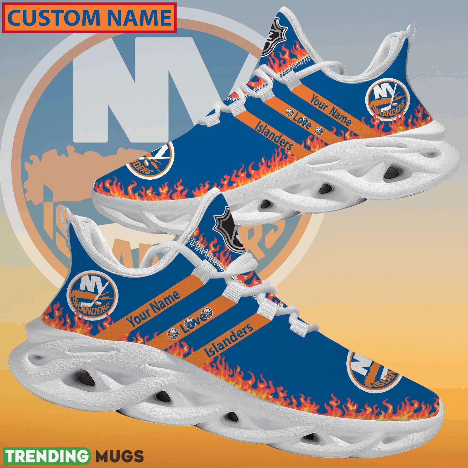 Personalized NHL New York Islanders Logo New Style Max Soul Shoes For Fans Max Soul Personalized NHL New York Islanders Logo New Style Max Soul Shoes For Fans Max Soul