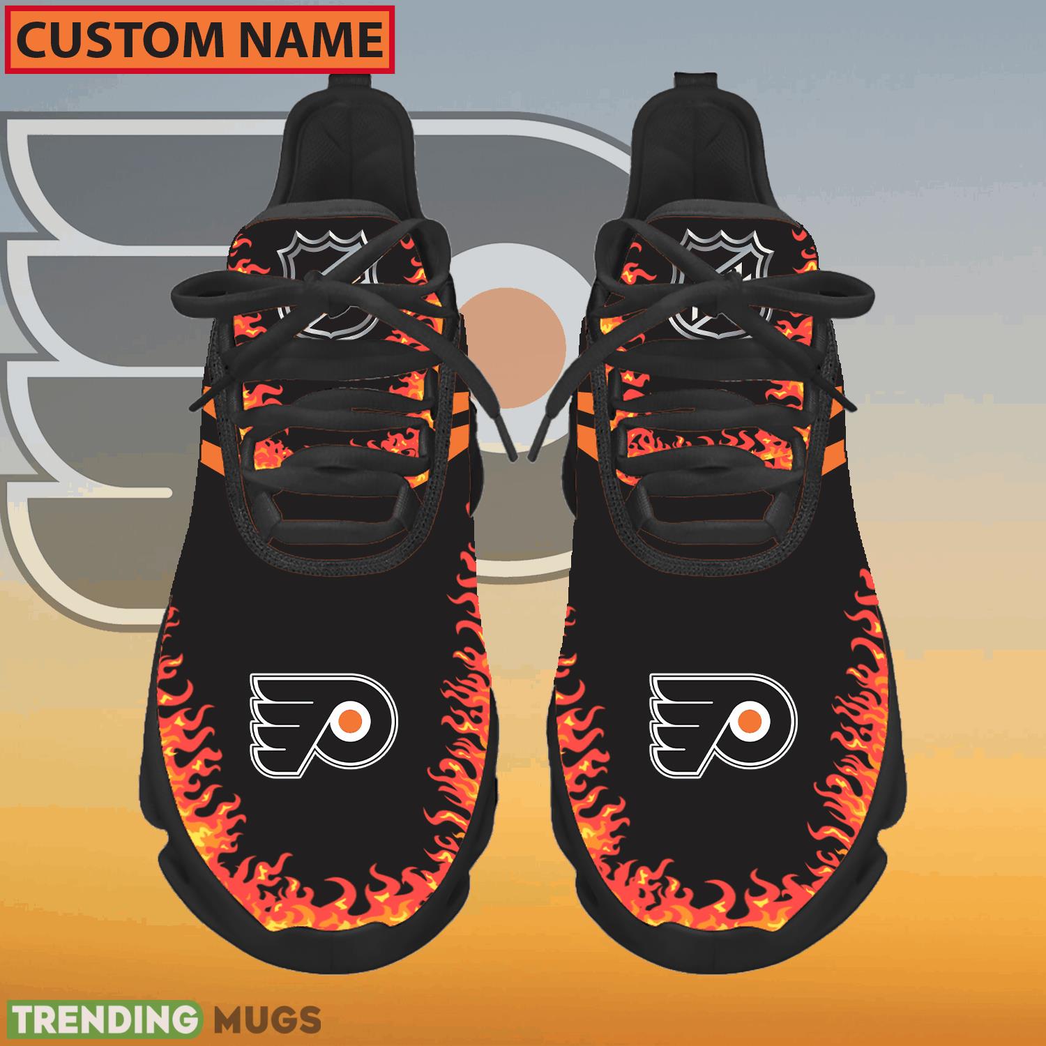 Personalized NHL Philadelphia Flyers Logo New Style Max Soul Shoes For Fans - NHL Philadelphia Flyers Logo Love Personalized Max Soul Shoes Photo 1 Personalized NHL Philadelphia Flyers Logo New Style Max Soul Shoes For Fans - NHL Philadelphia Flyers Logo Love Personalized Max Soul Shoes Photo 1