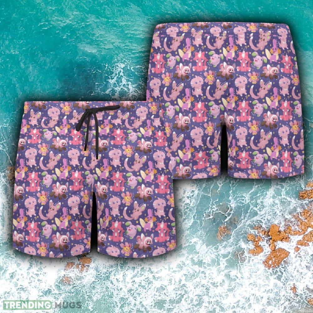 Pink Pokemon Seamless Natural Brand New Aloha Hawaiian Shirt And Short Combo Gift For Fans Hawaiian & Short Pink Pokemon Seamless Natural Brand New Aloha Hawaiian Shirt And Short Combo Gift For Fans Hawaiian & Short