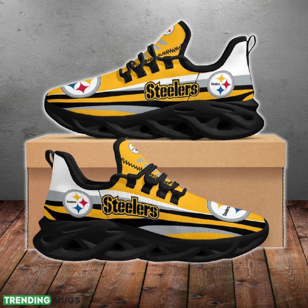 Pittsburgh Steelers Artistry Chunky Shoes New Max Soul Sneakers Men Gift - Pittsburgh Steelers Max Soul Running Shoes_1 Pittsburgh Steelers Artistry Chunky Shoes New Max Soul Sneakers Men Gift - Pittsburgh Steelers Max Soul Running Shoes_1