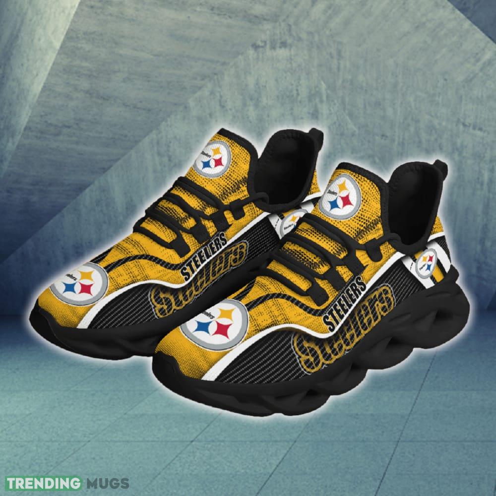 Pittsburgh Steelers Jumpstart Streetstyle Chunky Shoes New Max Soul Sneakers Men Gift Max Soul Pittsburgh Steelers Jumpstart Streetstyle Chunky Shoes New Max Soul Sneakers Men Gift Max Soul