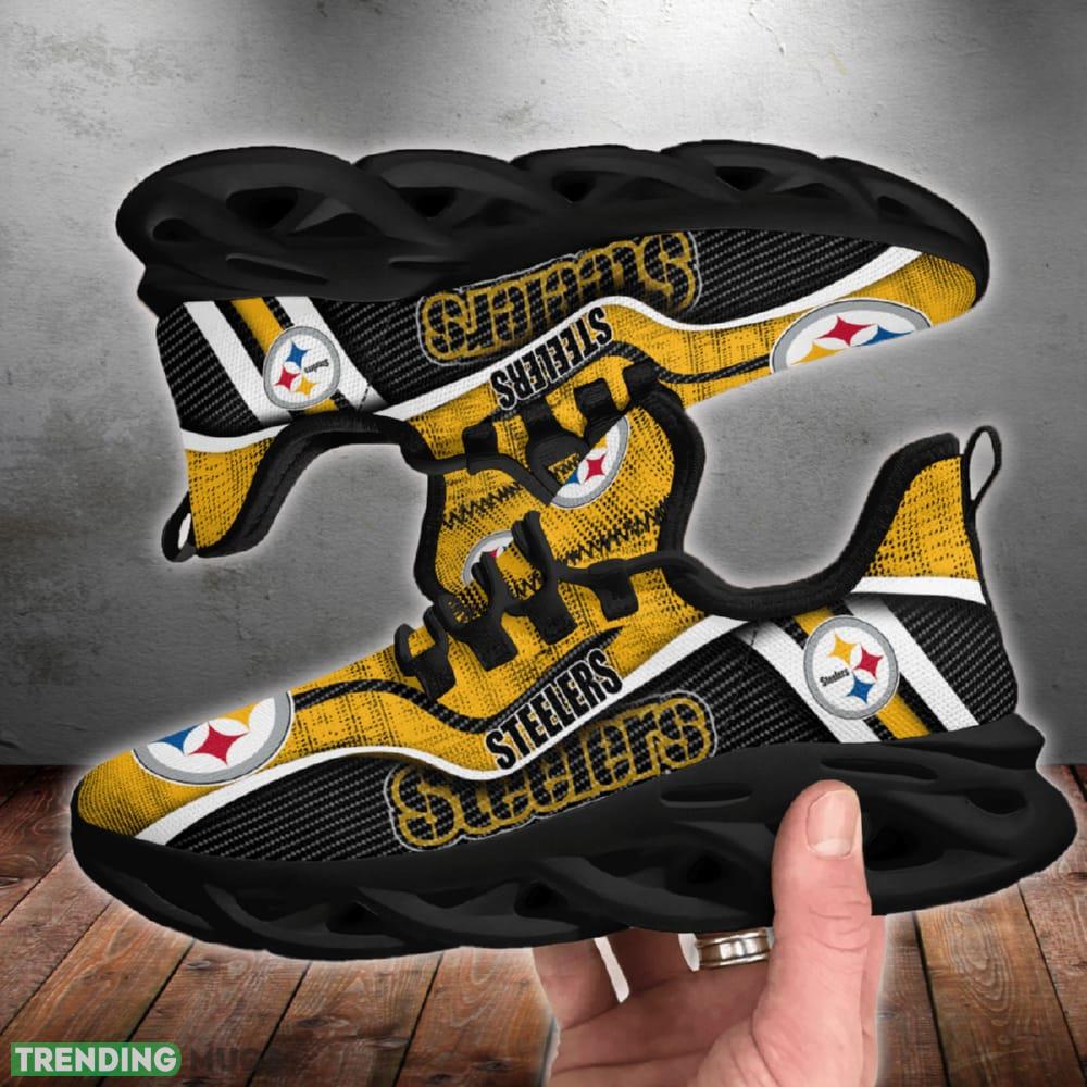 Pittsburgh Steelers Jumpstart Streetstyle Chunky Shoes New Max Soul Sneakers Men Gift Max Soul Pittsburgh Steelers Jumpstart Streetstyle Chunky Shoes New Max Soul Sneakers Men Gift Max Soul