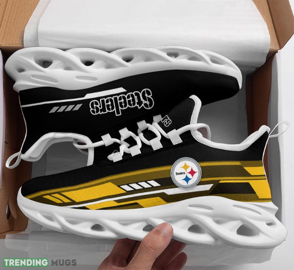 Pittsburgh Steelers Line Partern Max Soul Shoes Motivate Sport Sneakers Fans Gift - Pittsburgh Steelers Line Partern Max Soul Shoes_1 Pittsburgh Steelers Line Partern Max Soul Shoes Motivate Sport Sneakers Fans Gift - Pittsburgh Steelers Line Partern Max Soul Shoes_1
