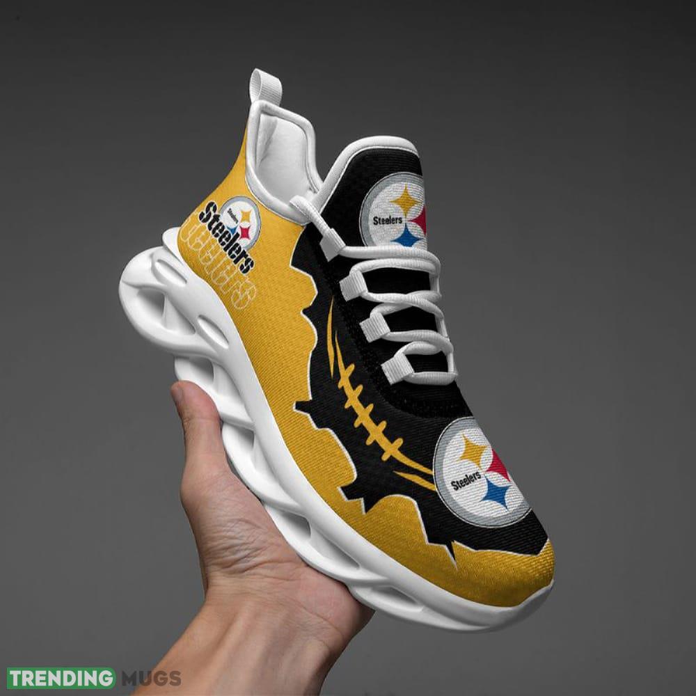 Pittsburgh Steelers Max Soul Shoes Accentuate Running Sneakers Fans Gift - Pittsburgh Steelers Max Soul Shoes_1 Pittsburgh Steelers Max Soul Shoes Accentuate Running Sneakers Fans Gift - Pittsburgh Steelers Max Soul Shoes_1