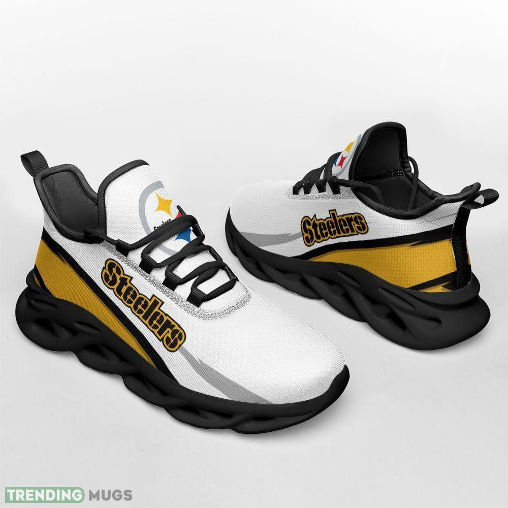 Pittsburgh Steelers Max Soul Shoes Effortless Running Sneakers Fans Gift Max Soul Pittsburgh Steelers Max Soul Shoes Effortless Running Sneakers Fans Gift Max Soul