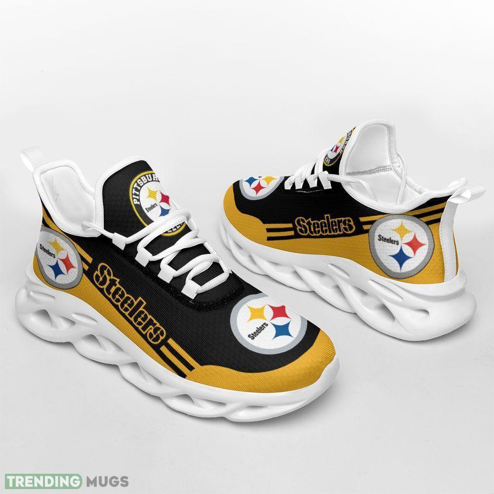 Pittsburgh Steelers Max Soul Shoes Elevate Sport Sneakers Fans Gift Max Soul Pittsburgh Steelers Max Soul Shoes Elevate Sport Sneakers Fans Gift Max Soul