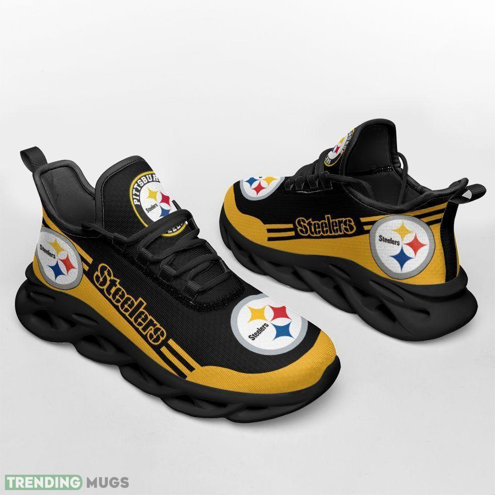 Pittsburgh Steelers Max Soul Shoes Elevate Sport Sneakers Fans Gift Max Soul Pittsburgh Steelers Max Soul Shoes Elevate Sport Sneakers Fans Gift Max Soul