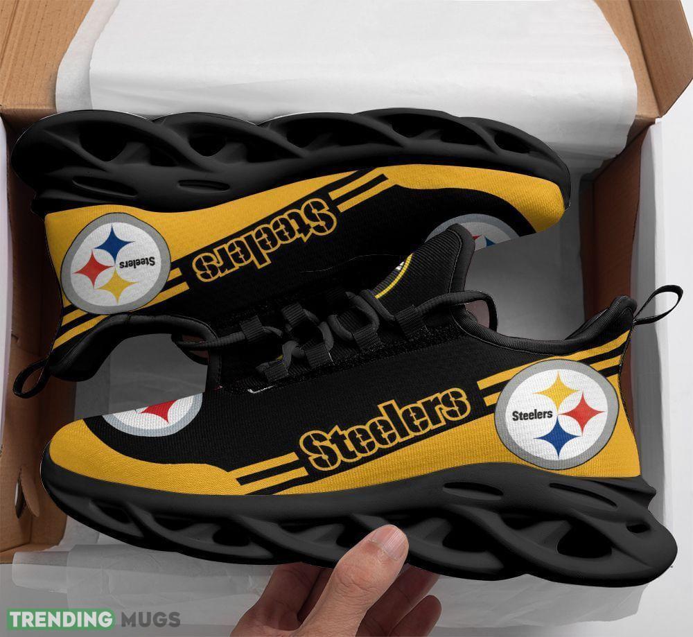 Pittsburgh Steelers Max Soul Shoes Elevate Sport Sneakers Fans Gift Max Soul Pittsburgh Steelers Max Soul Shoes Elevate Sport Sneakers Fans Gift Max Soul
