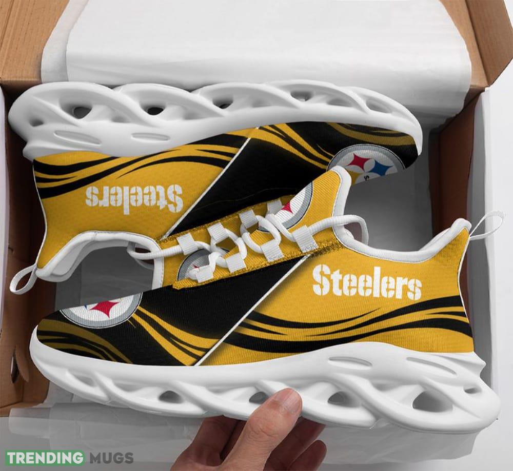 Pittsburgh Steelers Max Soul Shoes Embrace Chunky Sneakers Fans Gift - Pittsburgh Steelers Max Soul Shoes_1