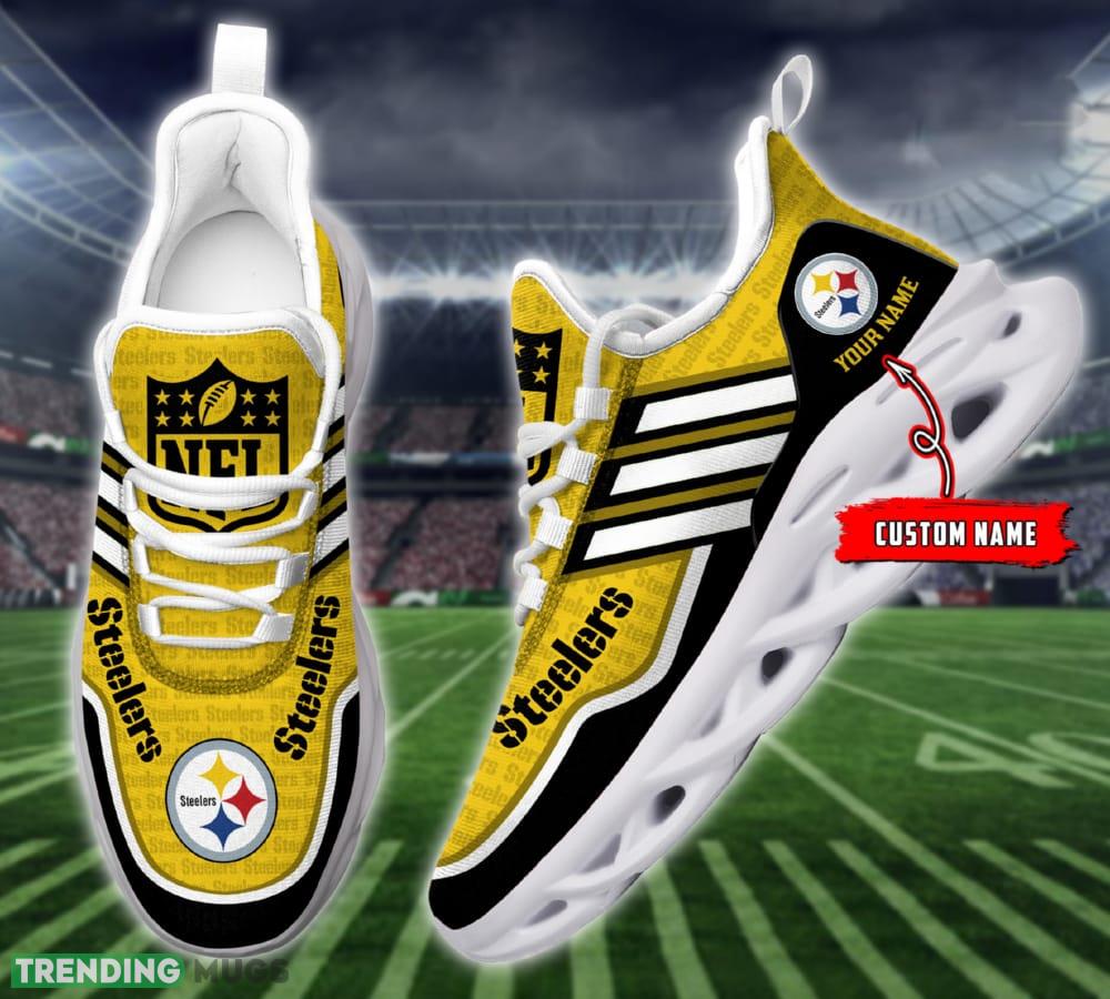 Pittsburgh Steelers Max Soul Shoes Urbanite Gift For Men And Women Chunky Sneakers Custom Name - Pittsburgh Steelers Personalized Max Soul shoes_1 Pittsburgh Steelers Max Soul Shoes Urbanite Gift For Men And Women Chunky Sneakers Custom Name - Pittsburgh Steelers Personalized Max Soul shoes_1