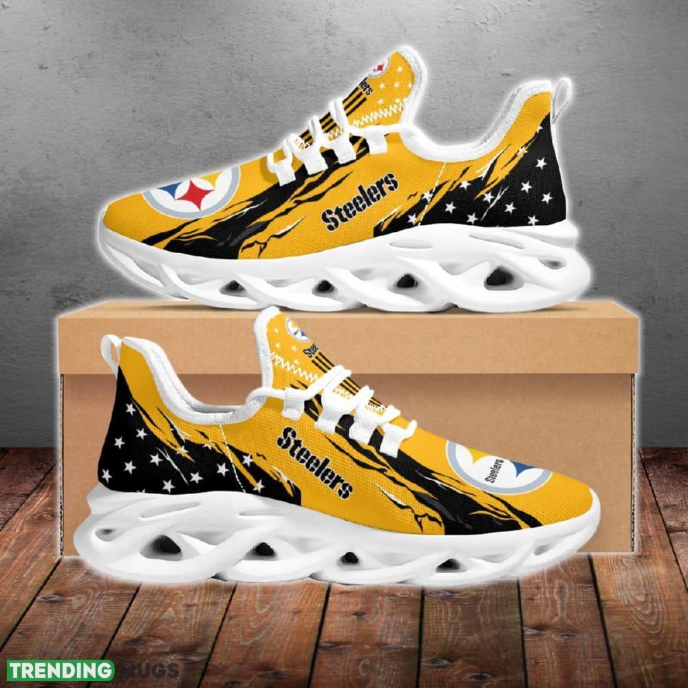 Pittsburgh Steelers Stars and Stripes Showcase Chunky Shoes New Max Soul Sneakers Men Gift - Pittsburgh Steelers Stars and Stripes M Soul Shoes_1 Pittsburgh Steelers Stars and Stripes Showcase Chunky Shoes New Max Soul Sneakers Men Gift - Pittsburgh Steelers Stars and Stripes M Soul Shoes_1