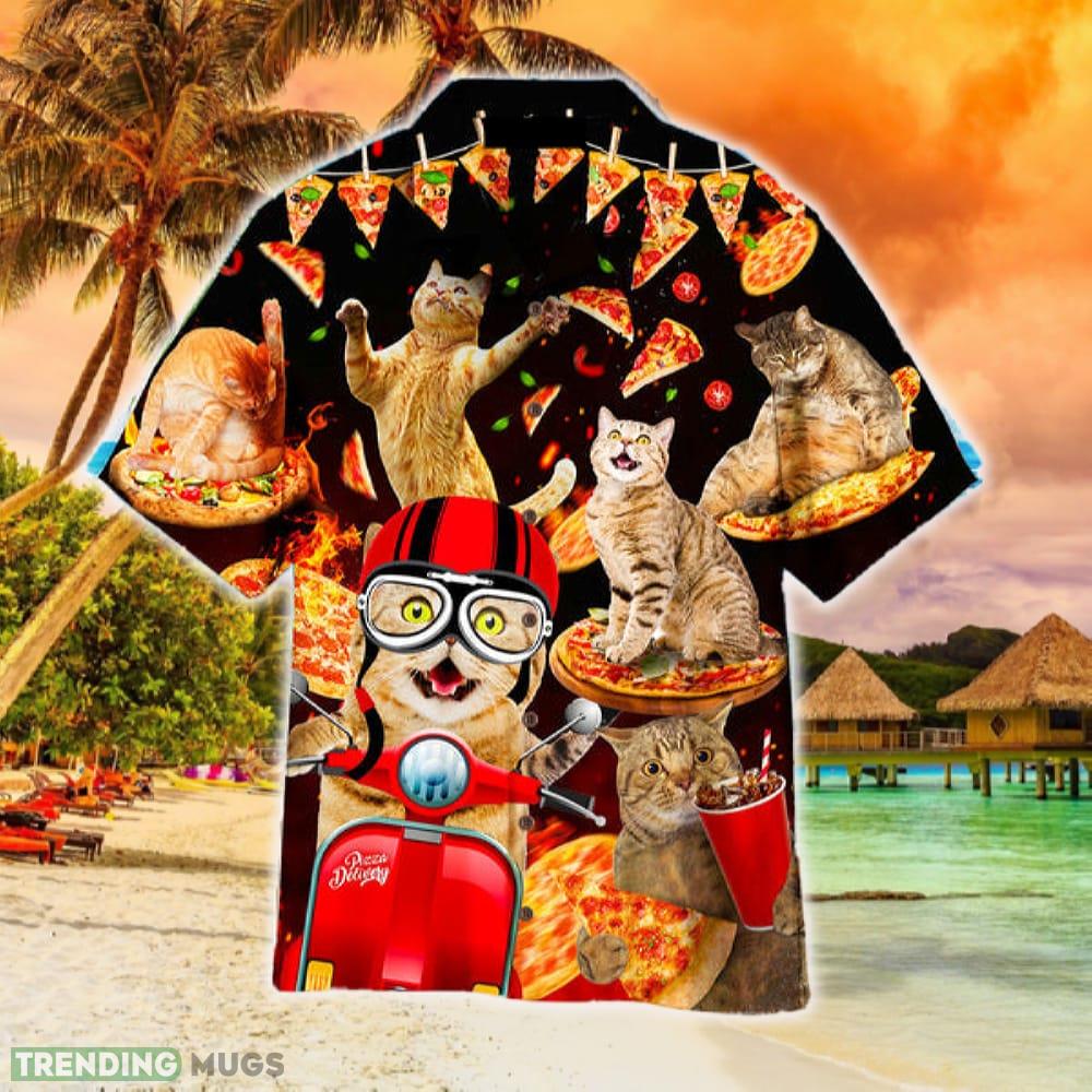 Pizza Cats Hawaiian Shirt Summer For Men And Women Hawaiian Shirt Pizza Cats Hawaiian Shirt Summer For Men And Women Hawaiian Shirt
