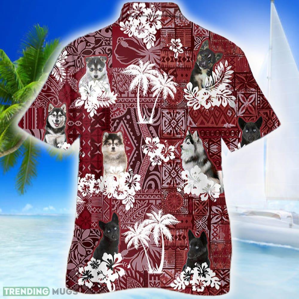 Pomsky Hawaiian Shirt Dog Lover Summer Gift For Men Women Beach Hawaiian Shirt Pomsky Hawaiian Shirt Dog Lover Summer Gift For Men Women Beach Hawaiian Shirt
