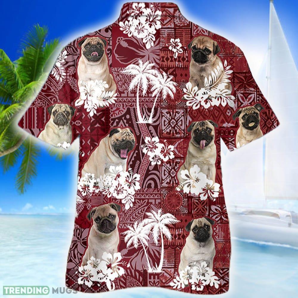 Pug Hawaiian Shirt Dog Aloha Shirt For Men Women Beach Hawaiian Shirt Pug Hawaiian Shirt Dog Aloha Shirt For Men Women Beach Hawaiian Shirt